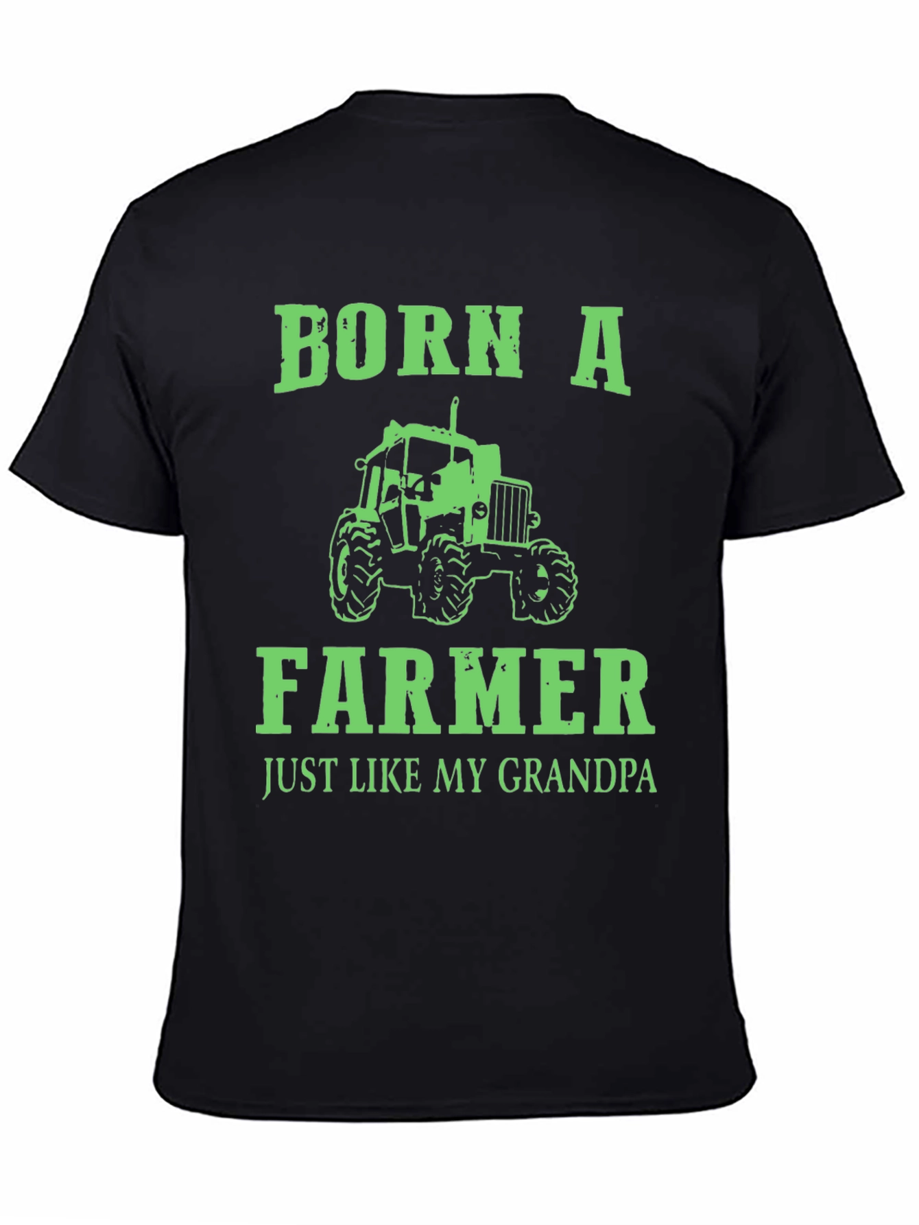 Camiseta Negra Born A Farmer