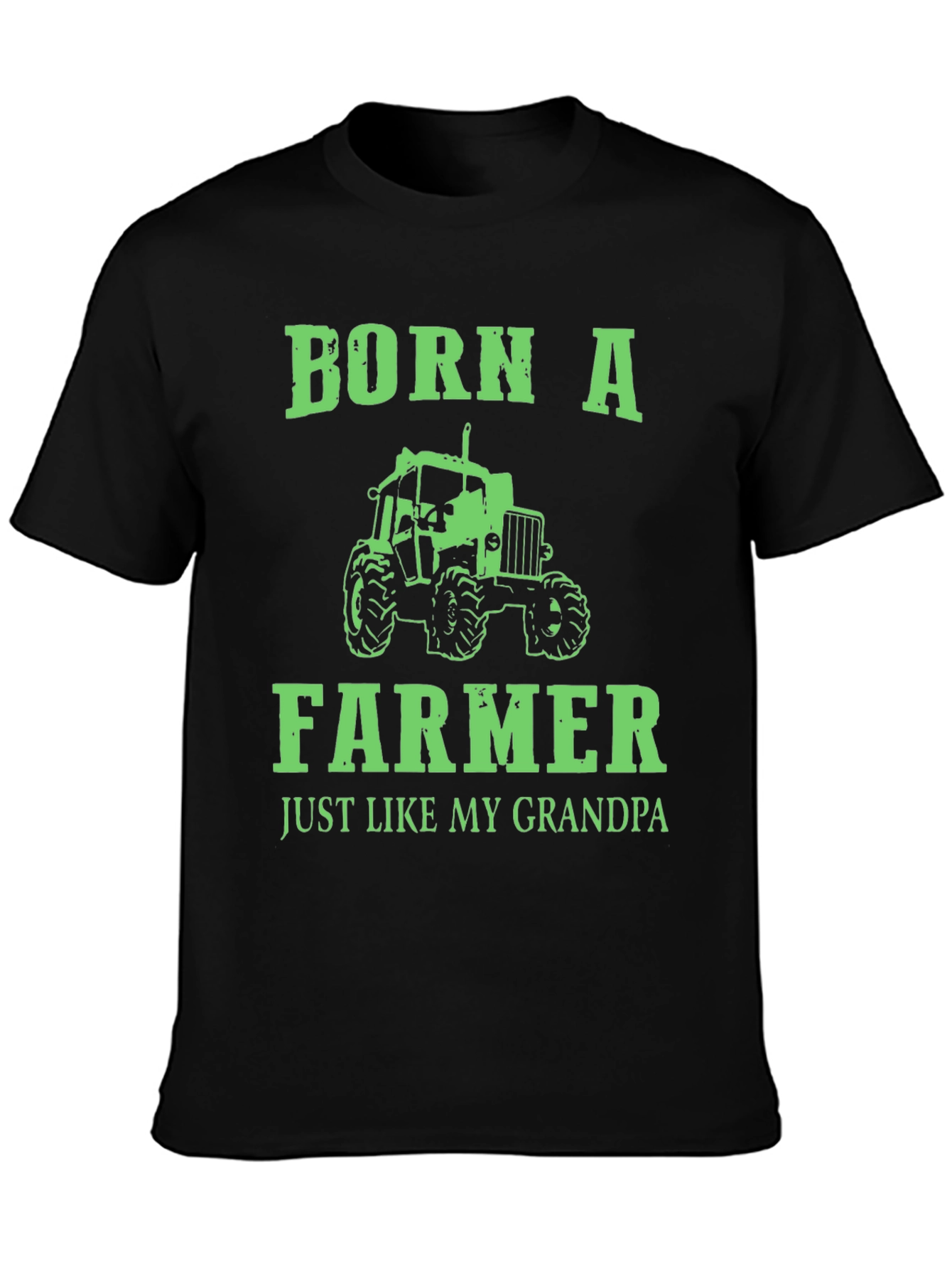 Camiseta Negra Born A Farmer