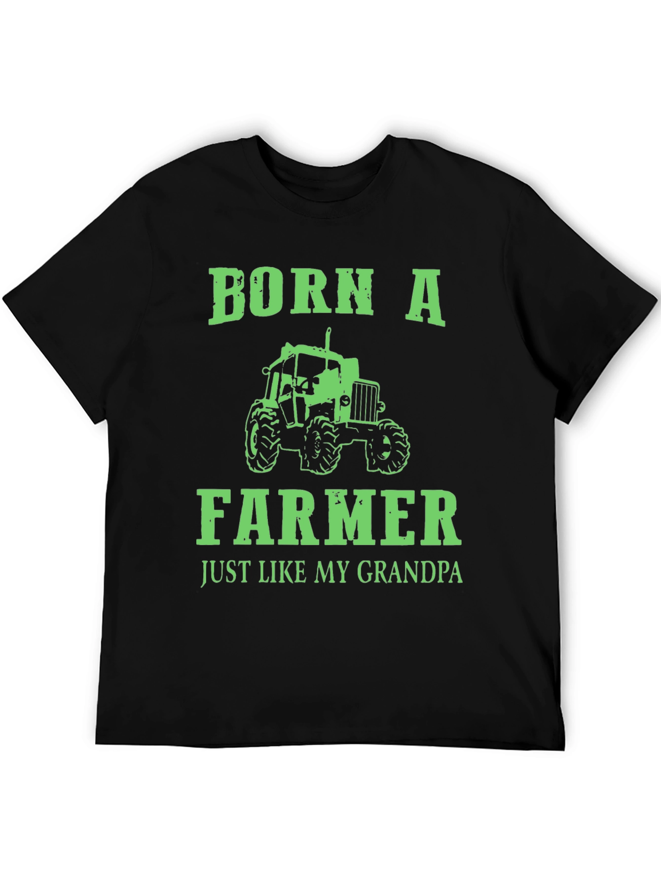 Camiseta Negra Born A Farmer
