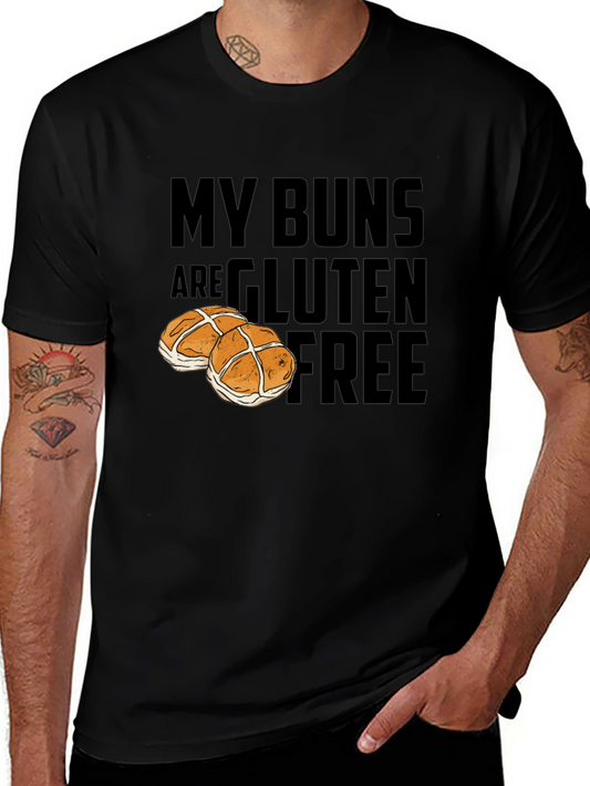 Camiseta Divertida My Buns Are Gluten Free