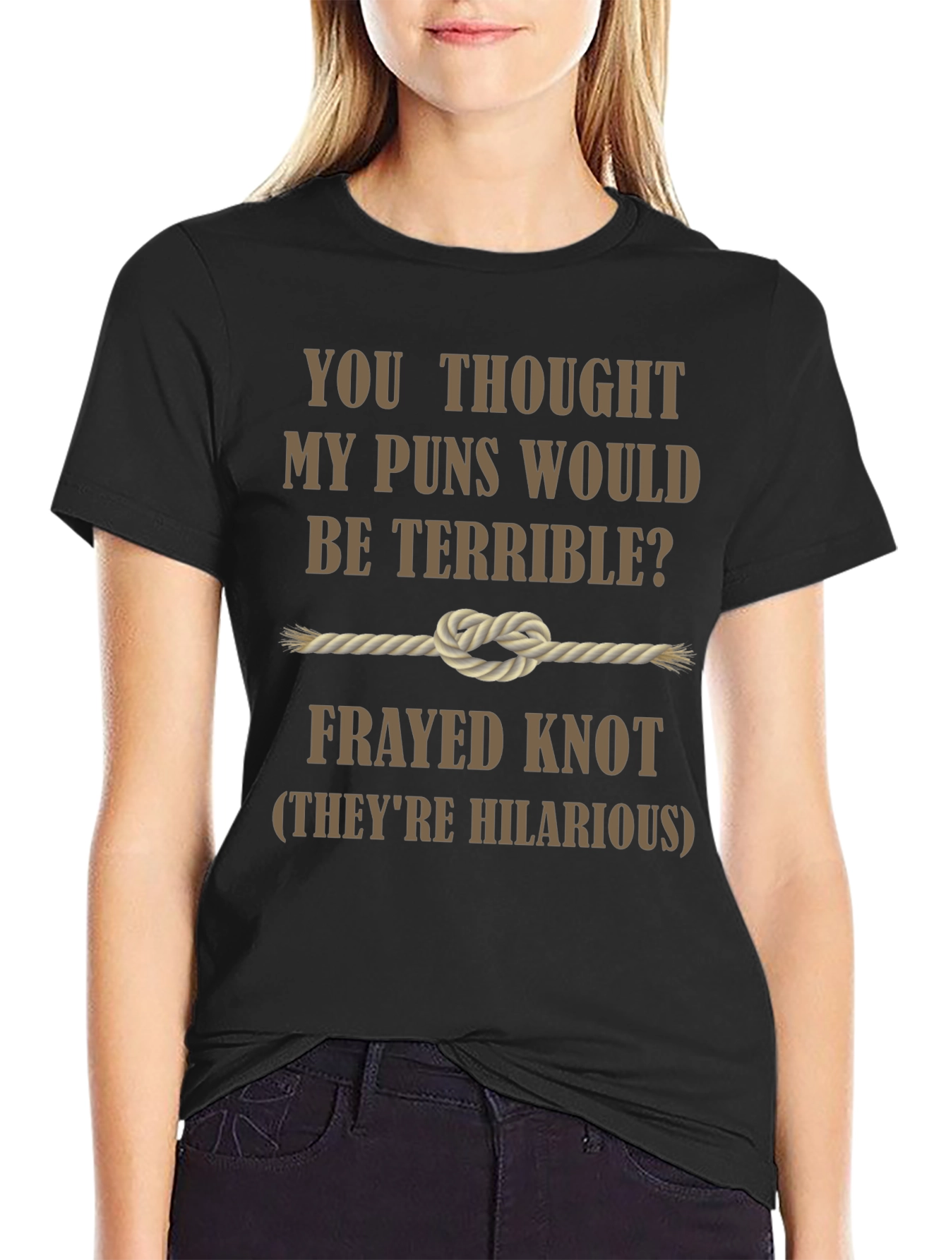 Camiseta Humorística Nudo Deshilachado: ¡Puns Hilarantes!