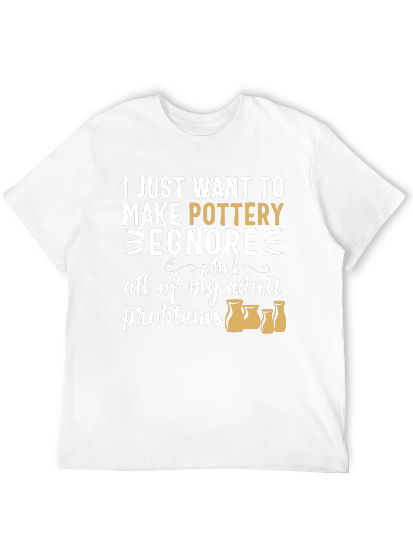 Camiseta Negra: Amo la Cerámica