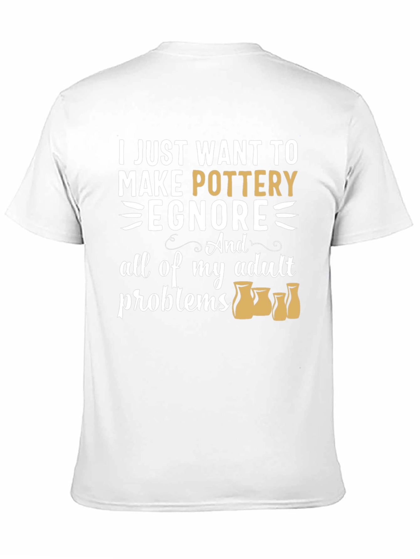 Camiseta Negra: Amo la Cerámica