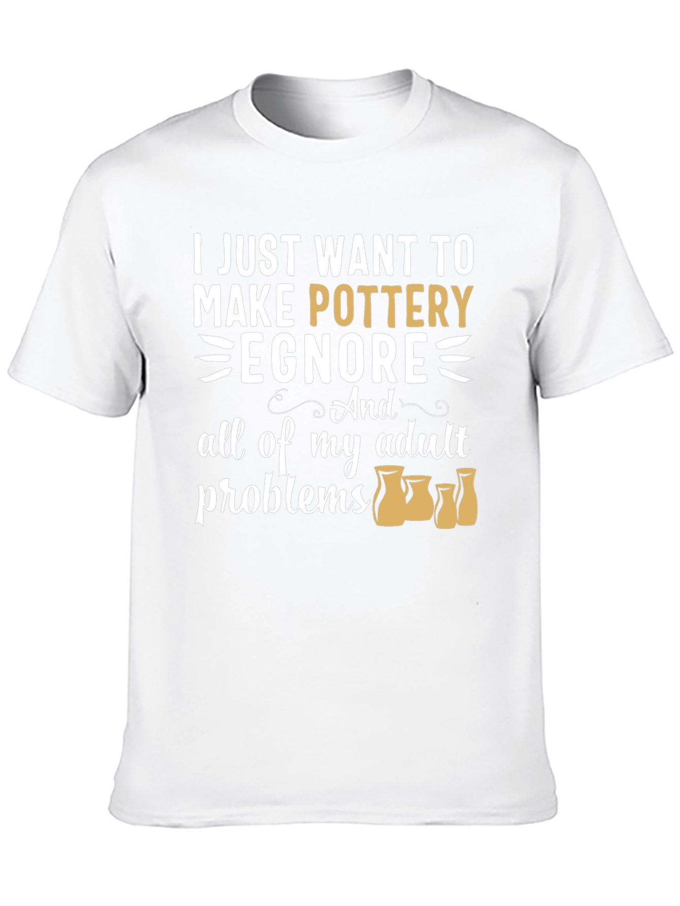 Camiseta Negra: Amo la Cerámica