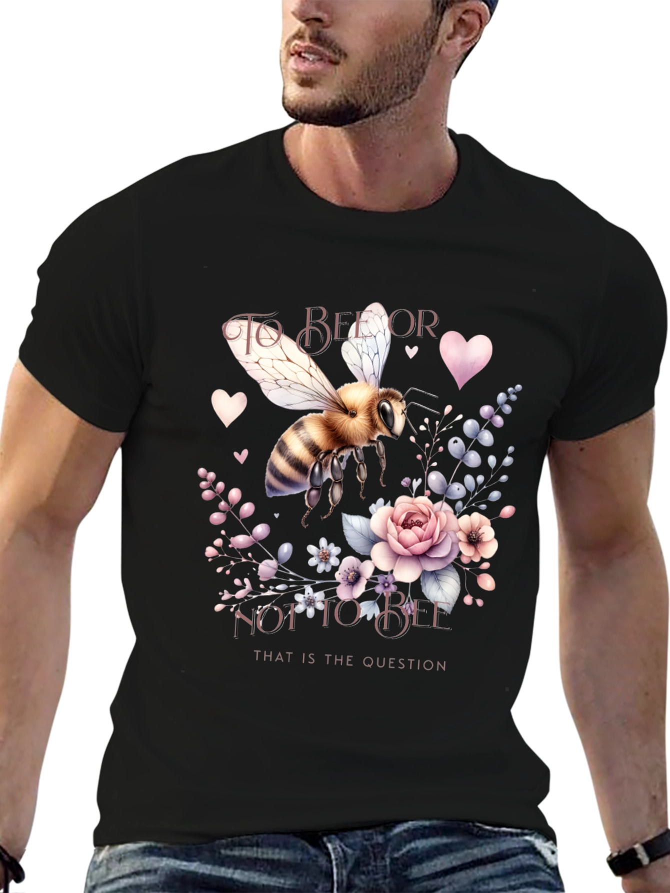 Camiseta Negra: To Bee or Not to Bee
