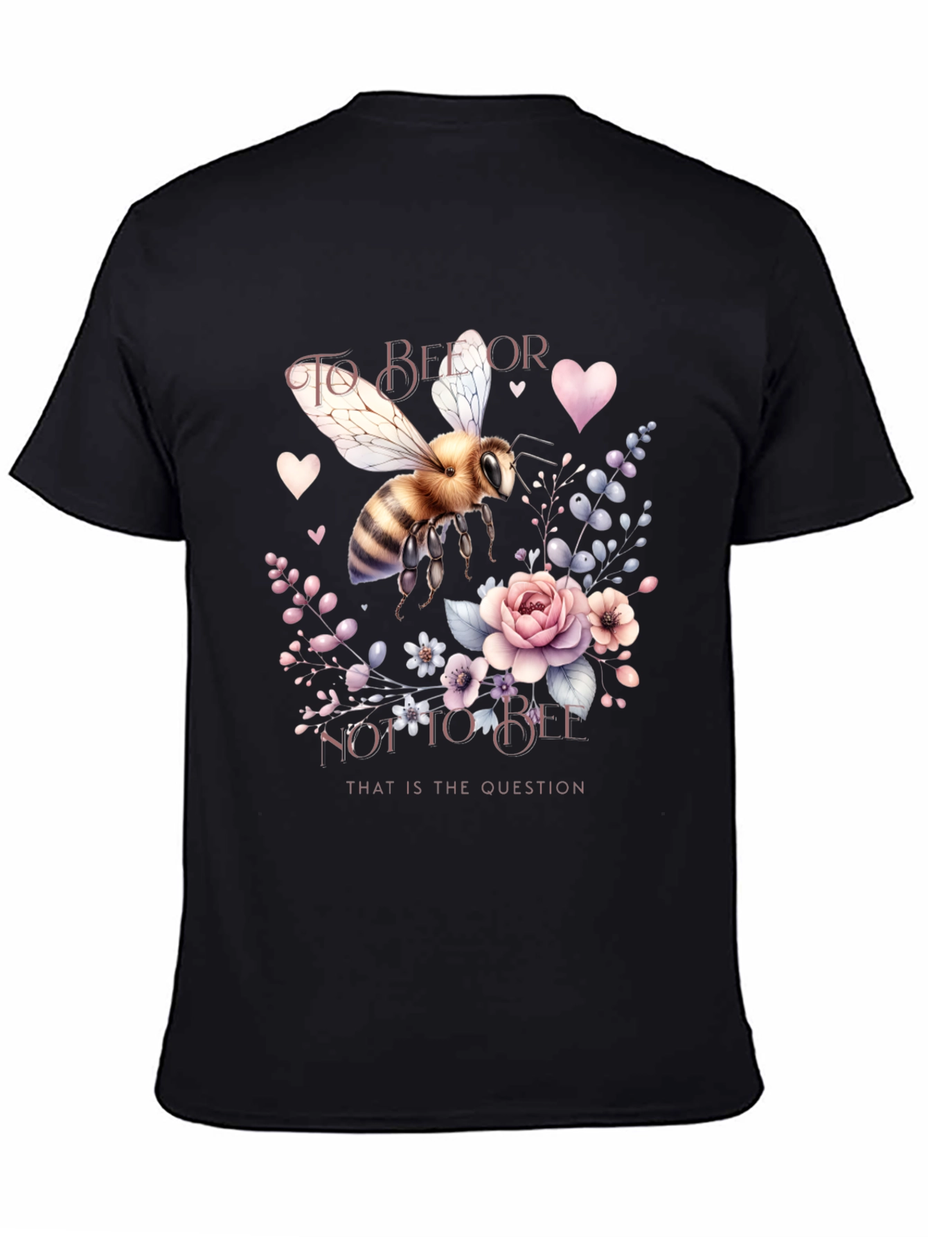 Camiseta Negra: To Bee or Not to Bee