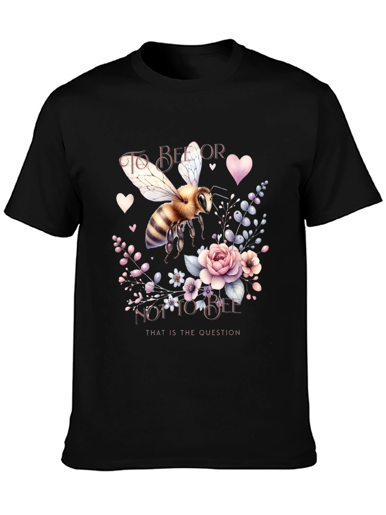 Camiseta Negra: To Bee or Not to Bee