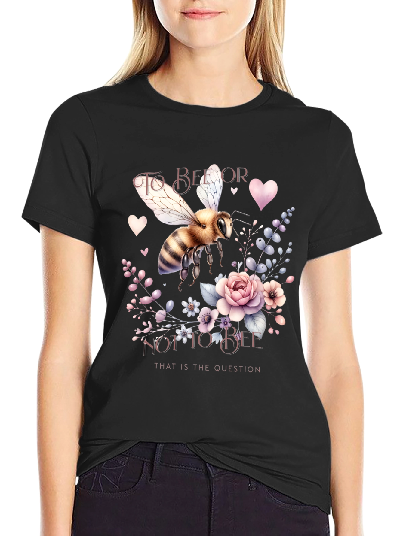 Camiseta Negra: To Bee or Not to Bee
