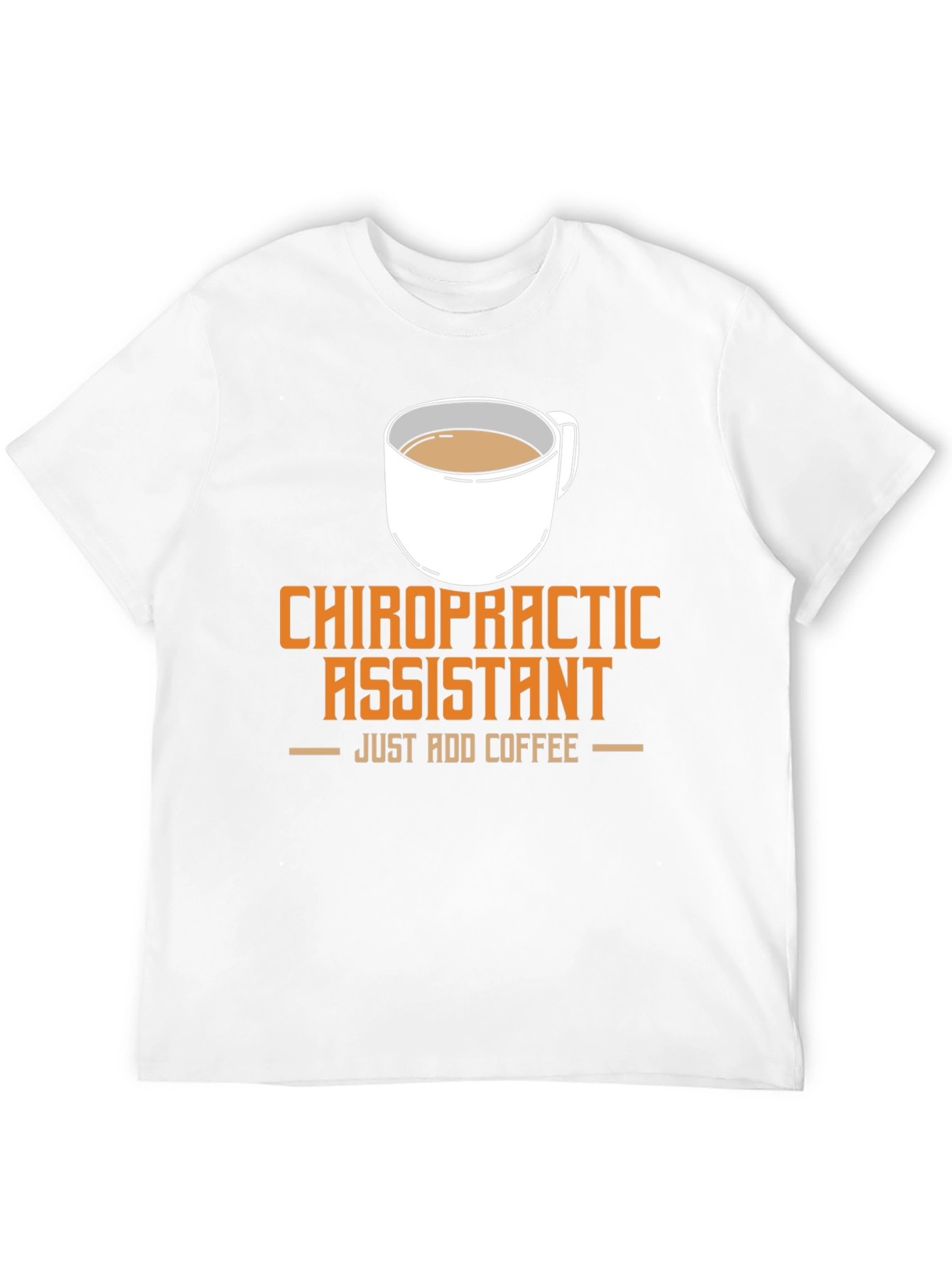 Camiseta Negra Chiropractic Assistant Just Add Coffee