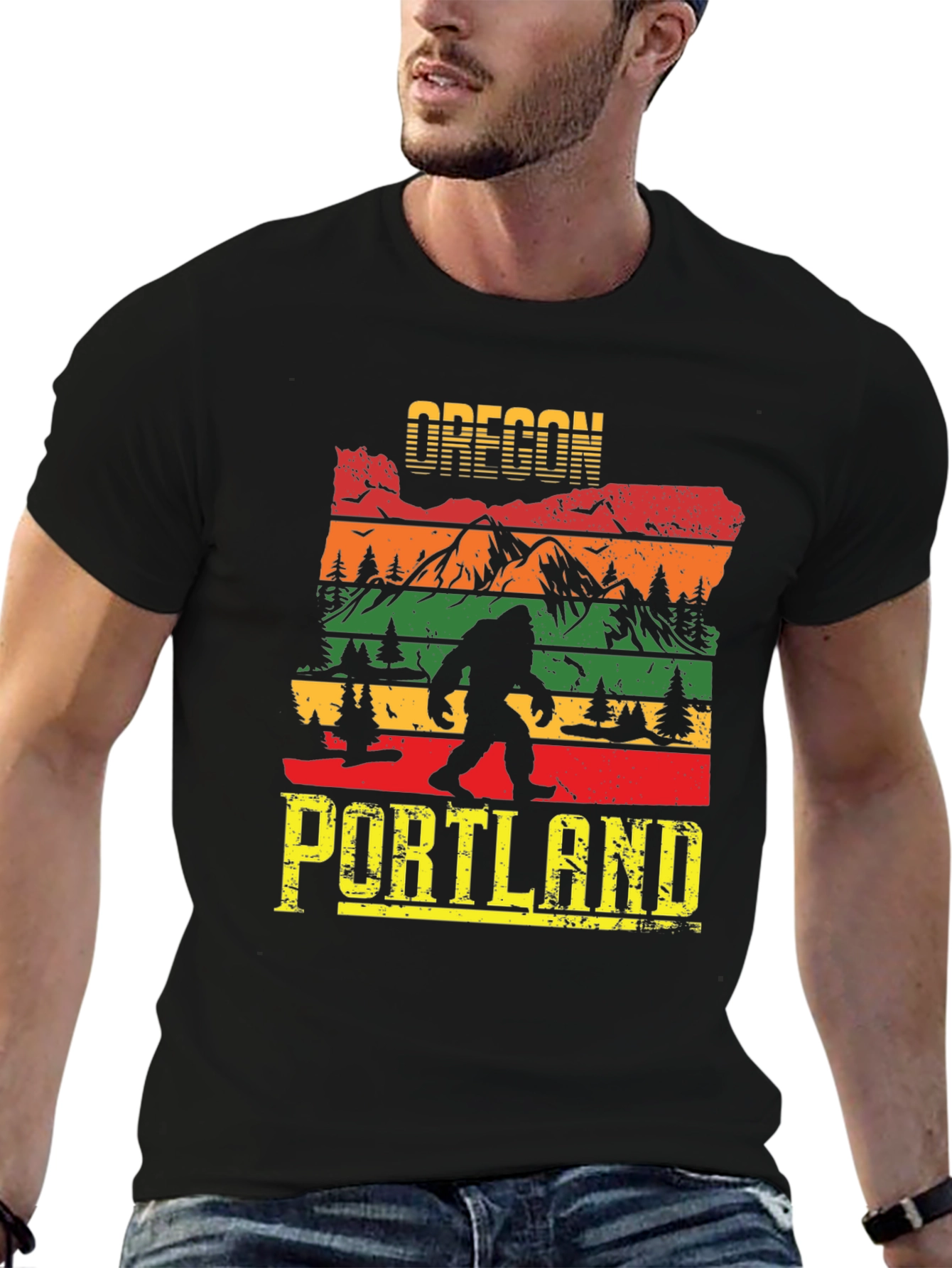 Camiseta Bigfoot Oregon Portland