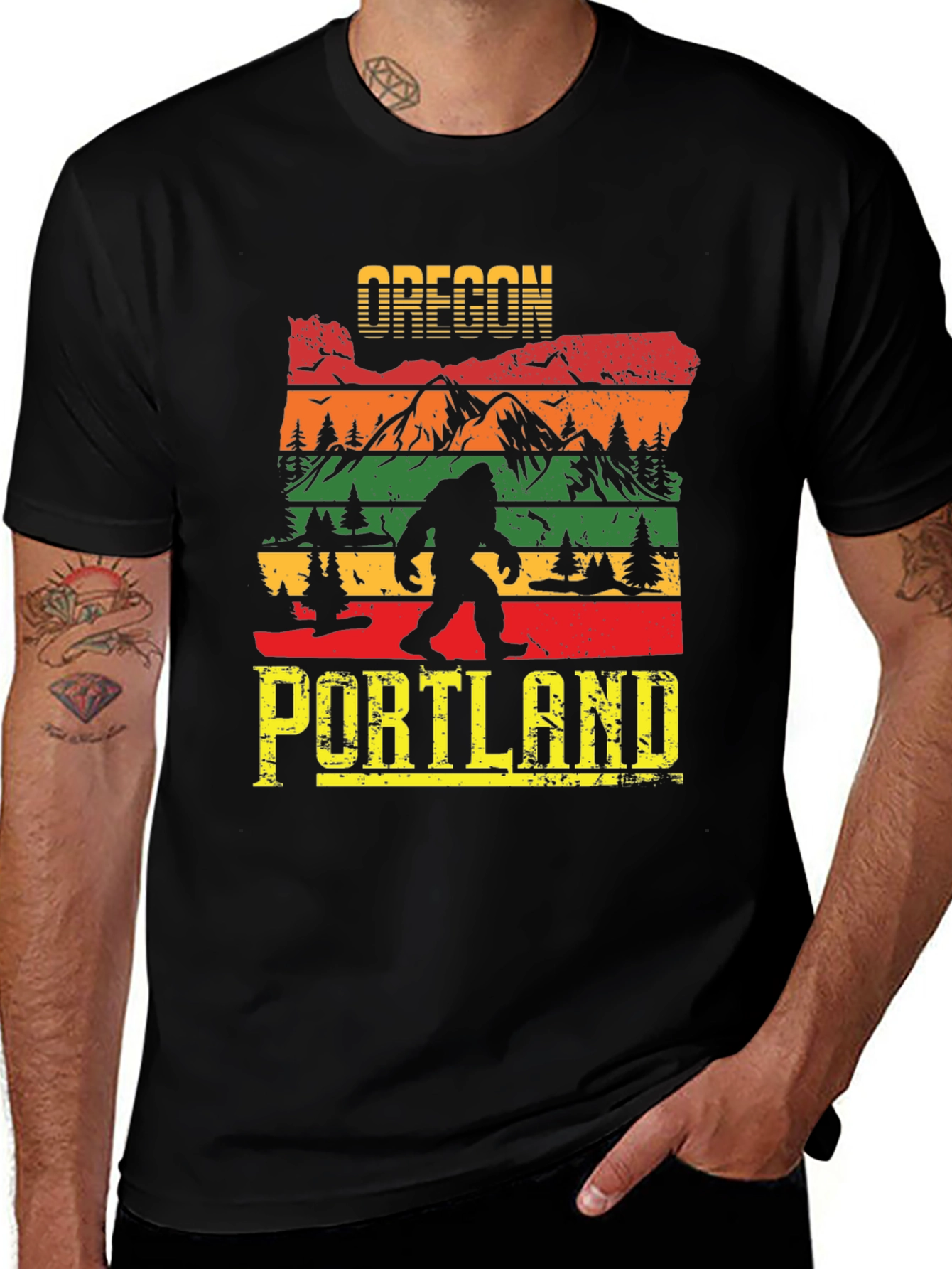 Camiseta Bigfoot Oregon Portland