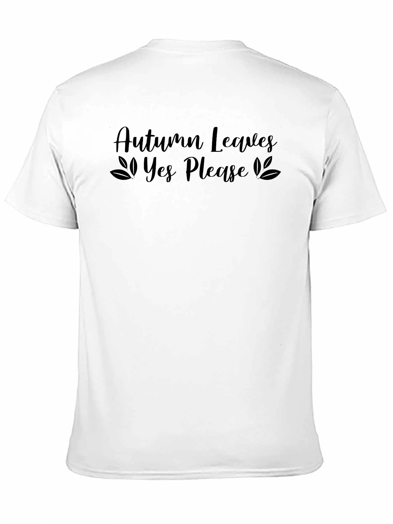 Camiseta Negra Autumn Leaves Yes Please