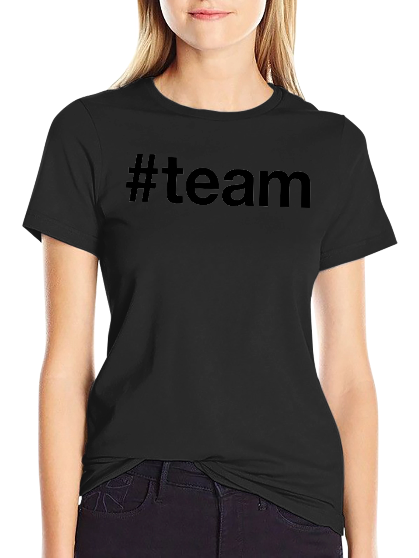 Camiseta Negra #team