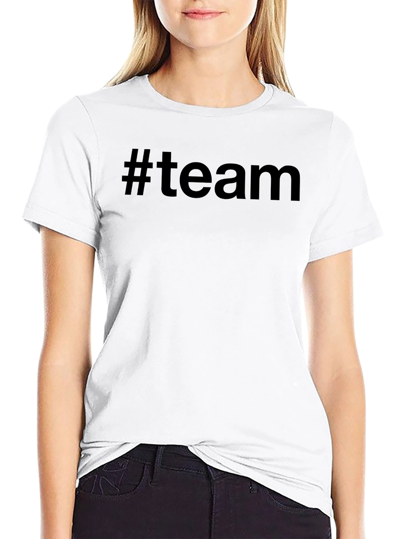 Camiseta Negra #team