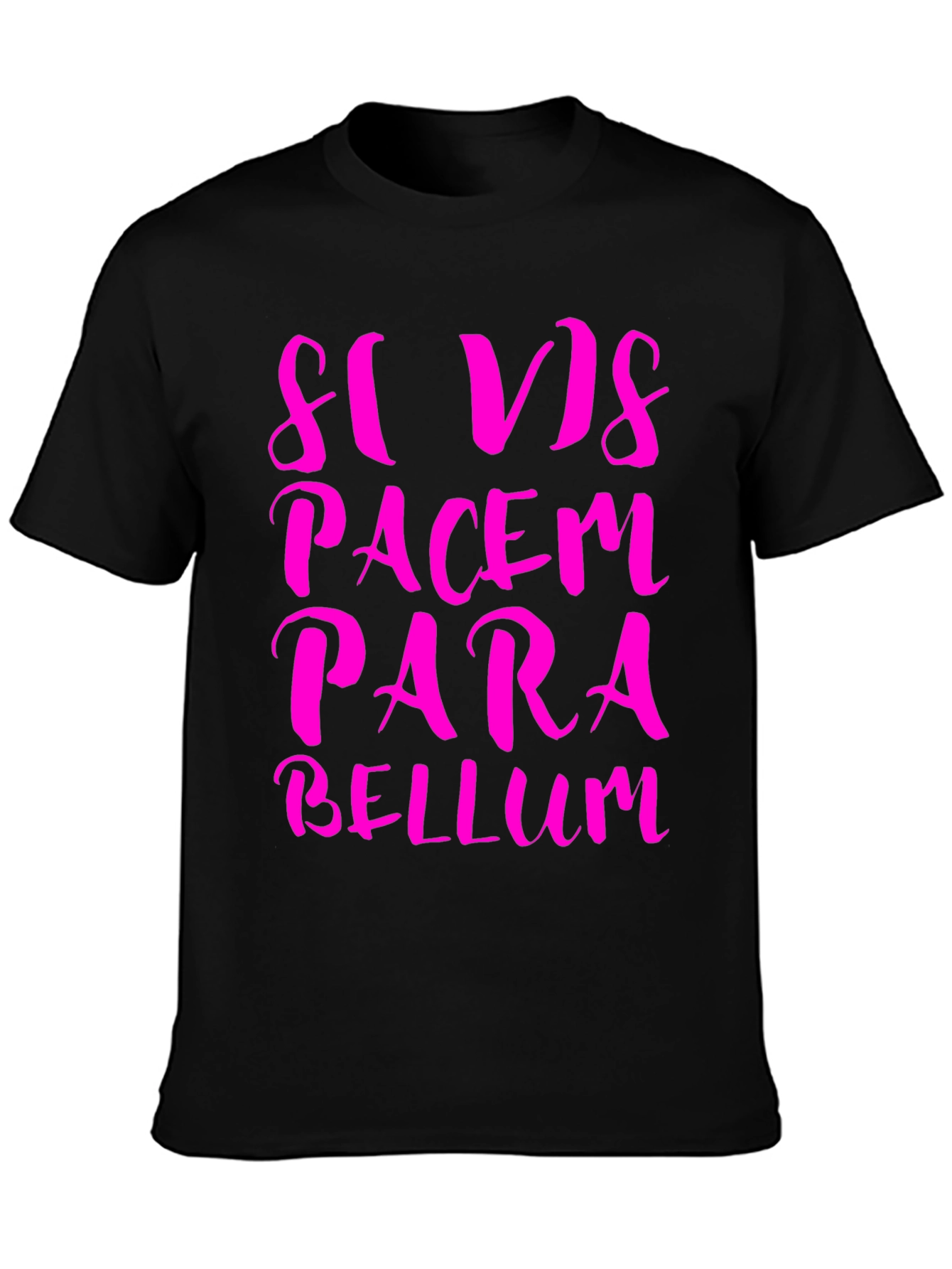Camiseta Negra: Si Vis Pacem Para Bellum