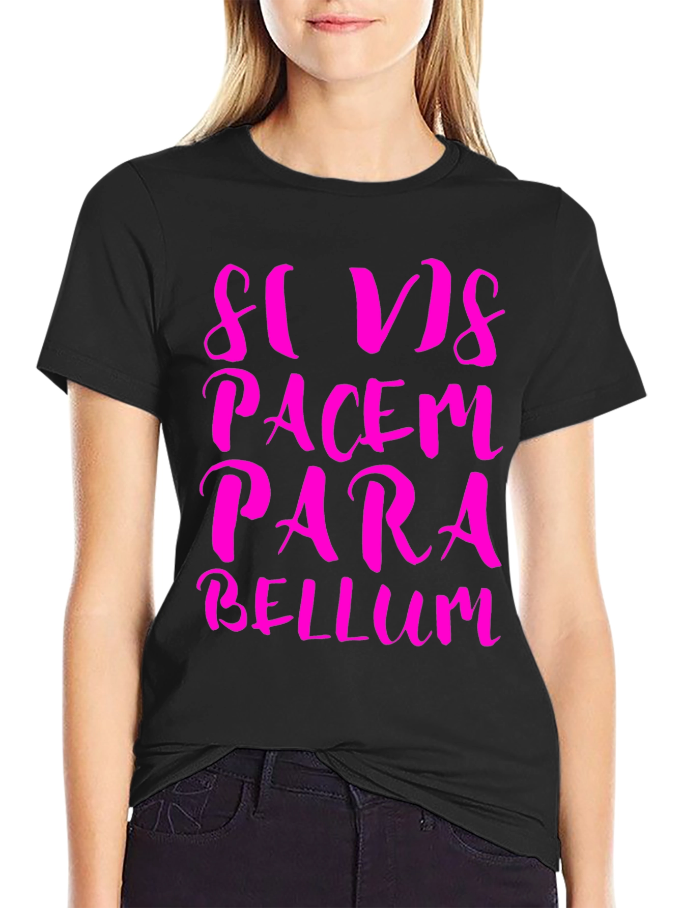 Camiseta Negra: Si Vis Pacem Para Bellum