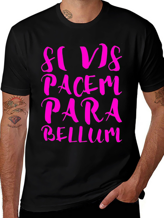 Camiseta Negra: Si Vis Pacem Para Bellum