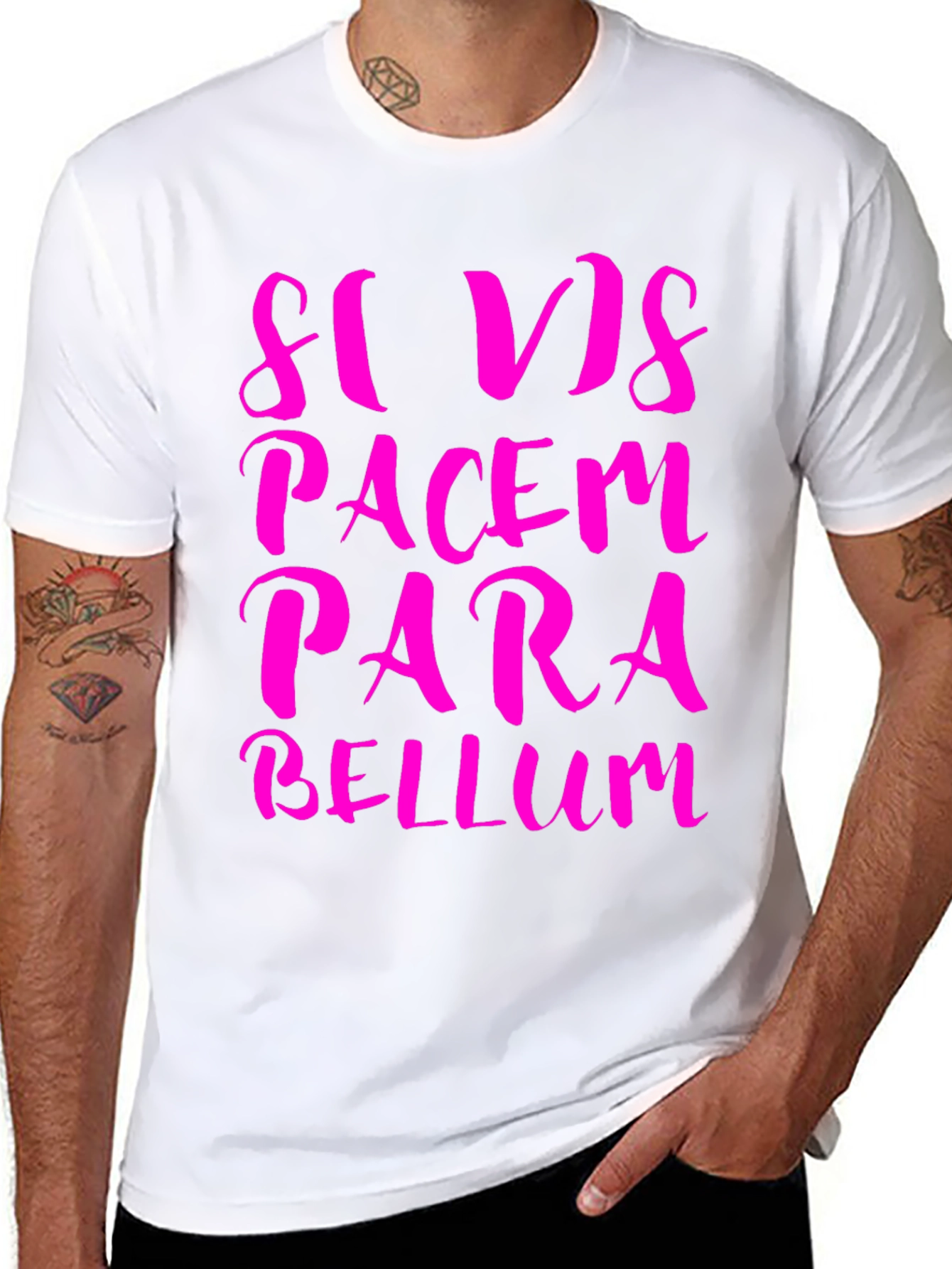Camiseta Negra: Si Vis Pacem Para Bellum