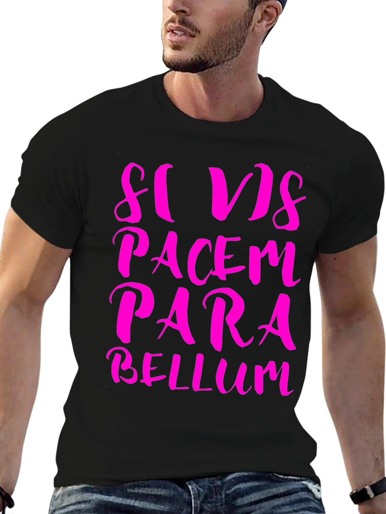 Camiseta Negra: Si Vis Pacem Para Bellum