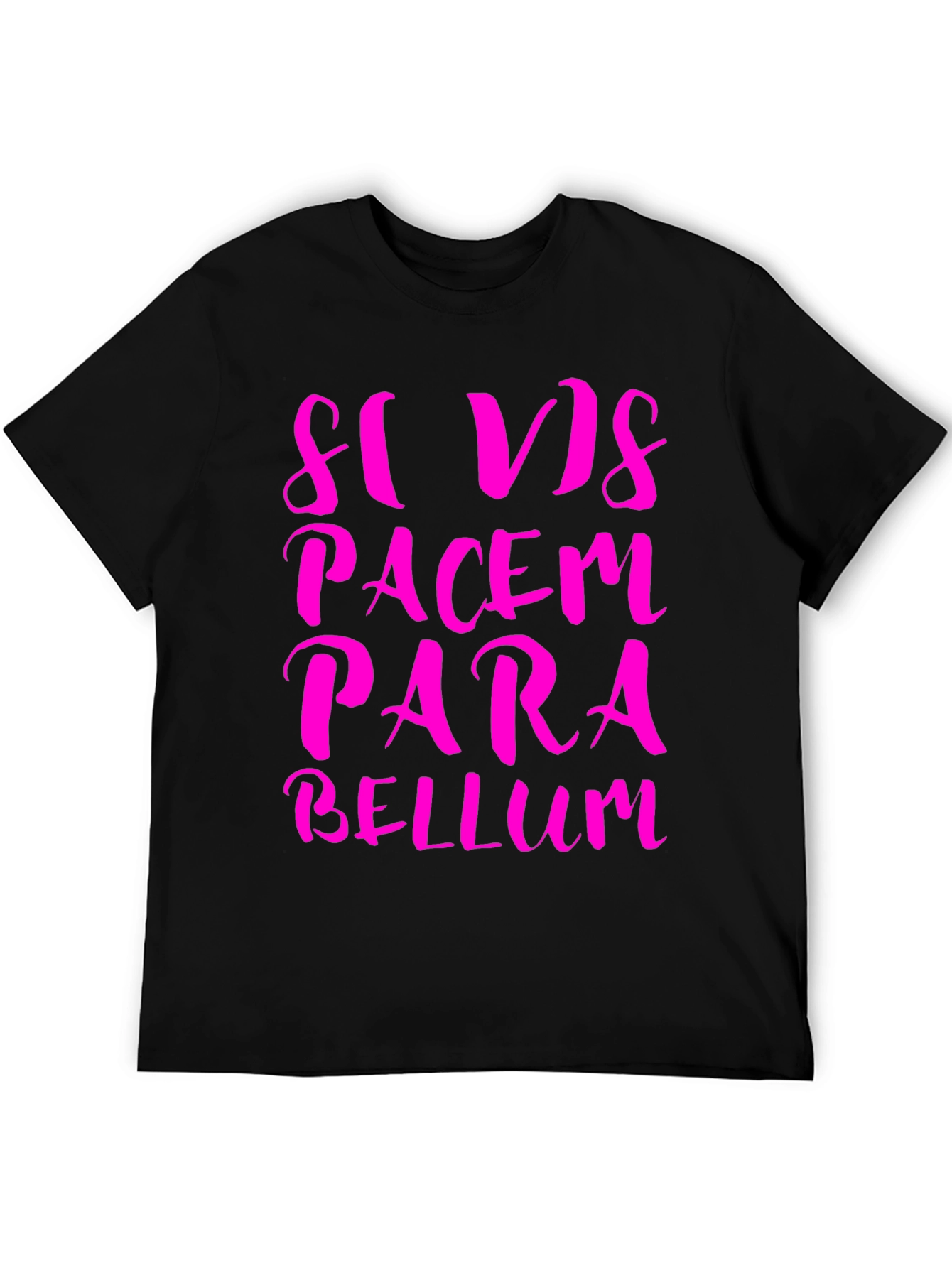 Camiseta Negra: Si Vis Pacem Para Bellum