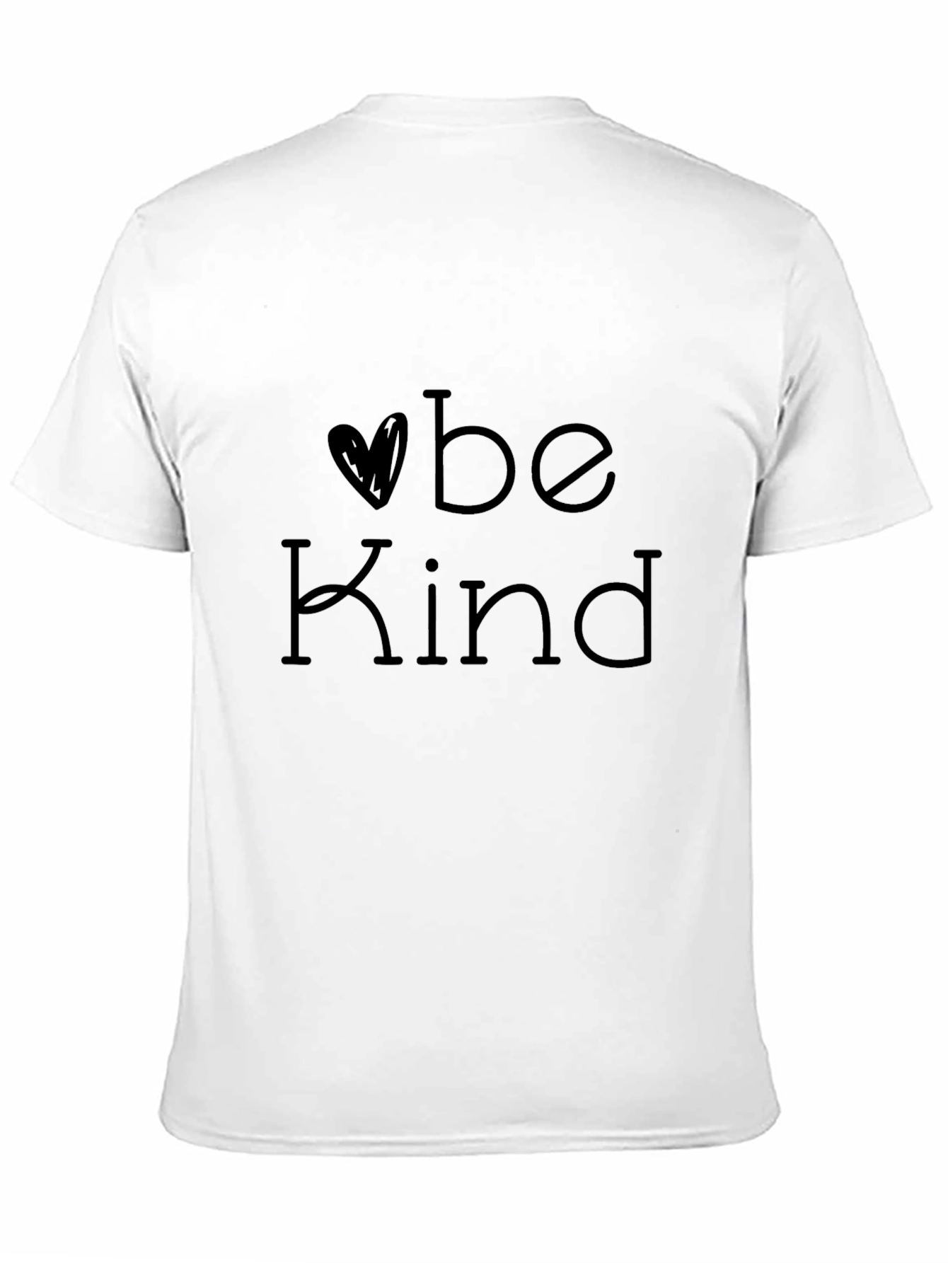 Camiseta Negra Sé Amable - Estilo Casual