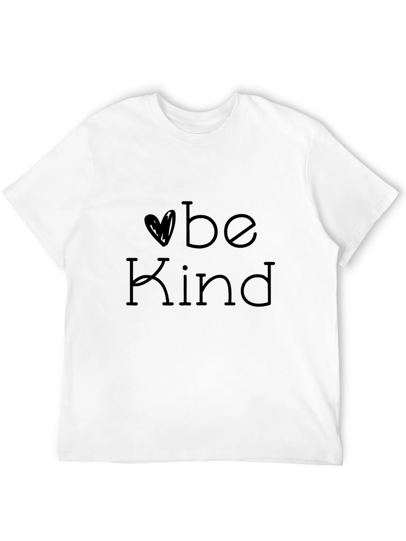 Camiseta Negra Sé Amable - Estilo Casual