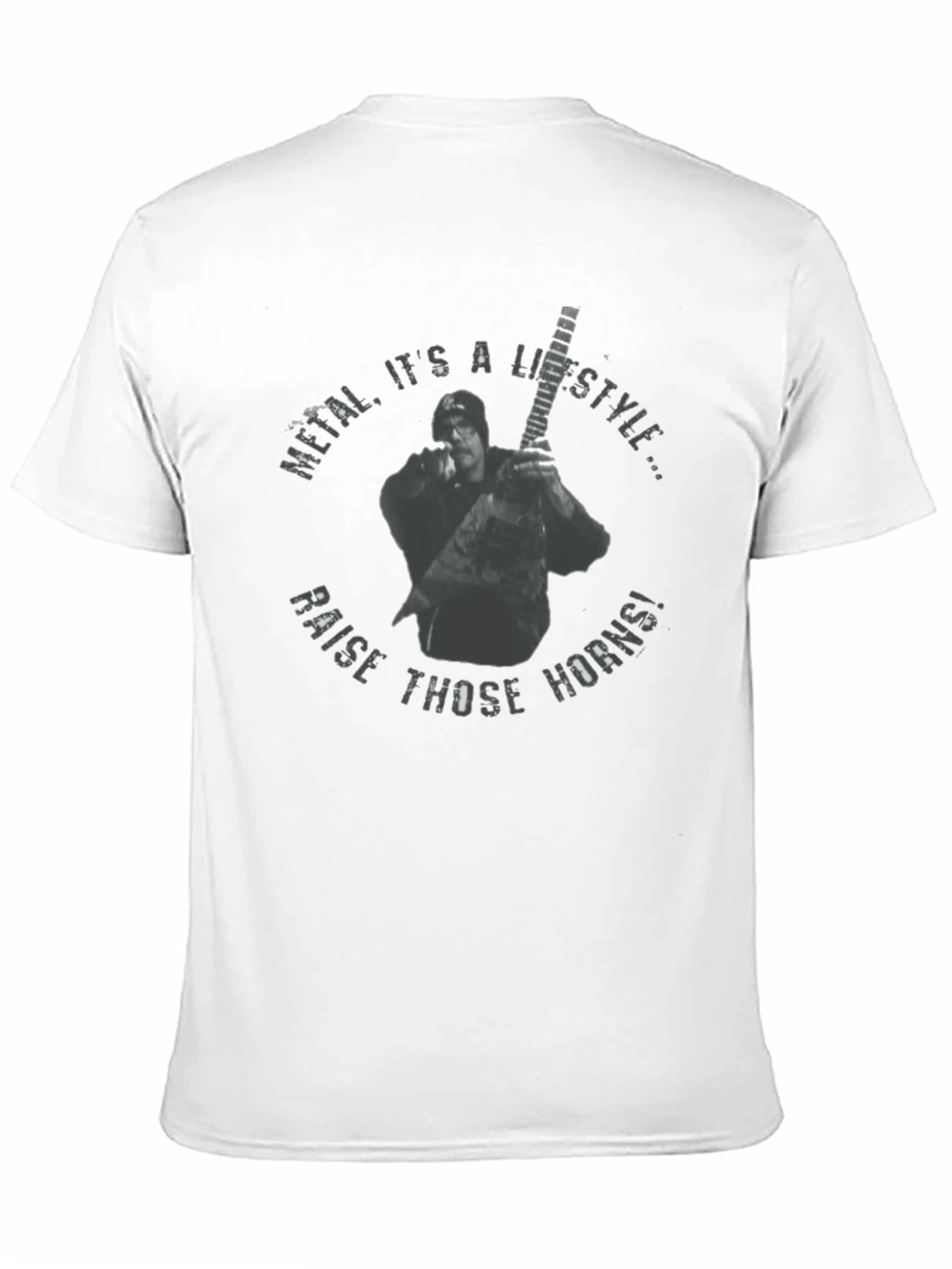 Camiseta Negra Metal Its a Lifestyle