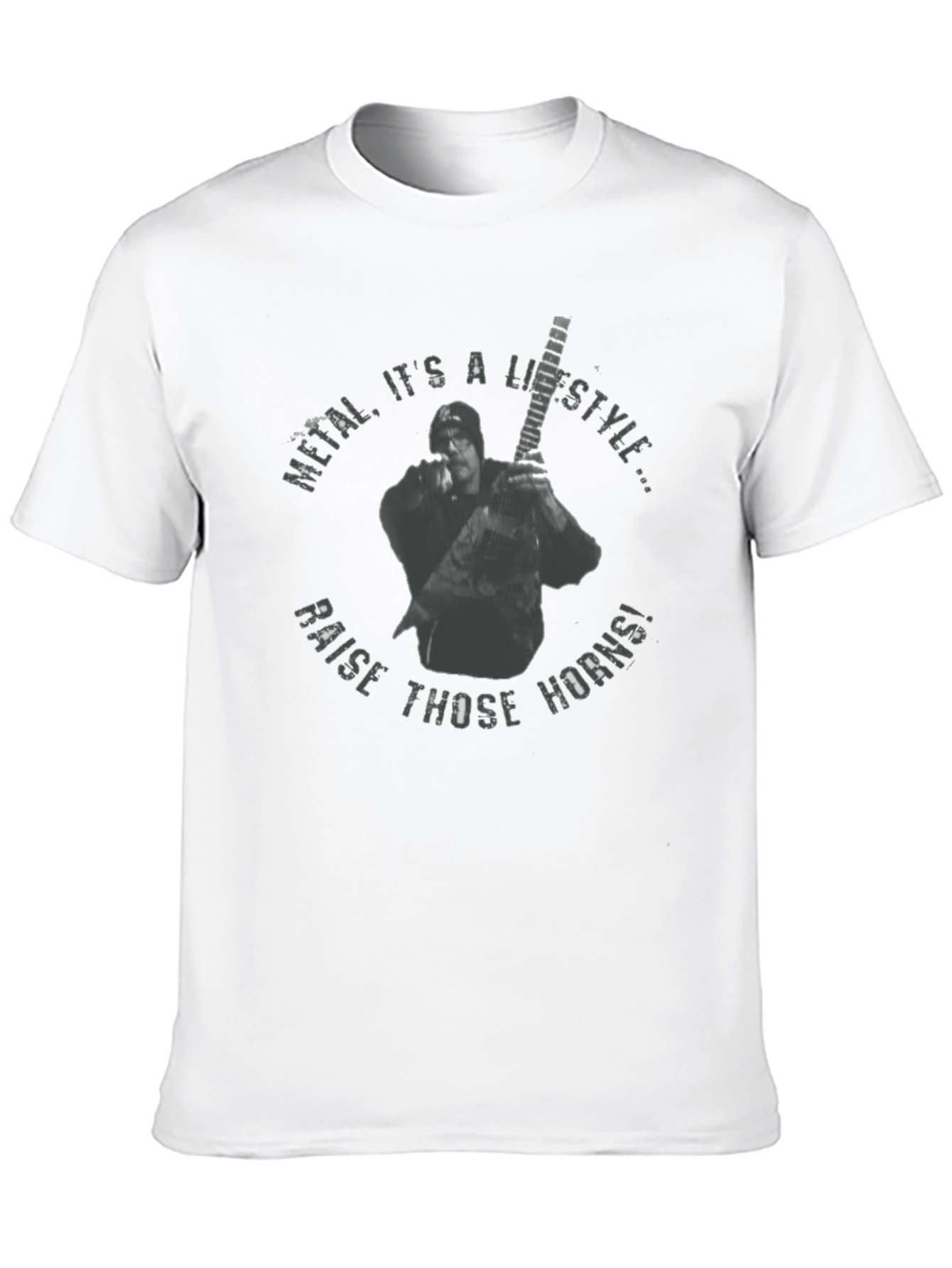 Camiseta Negra Metal Its a Lifestyle