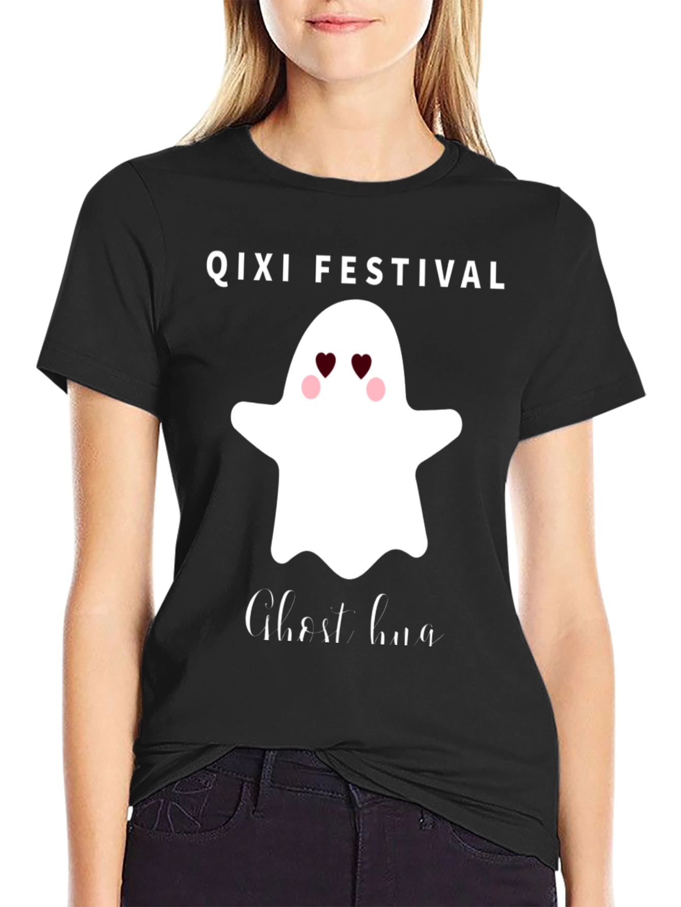 Camiseta Qixi Festival Ghost Hug