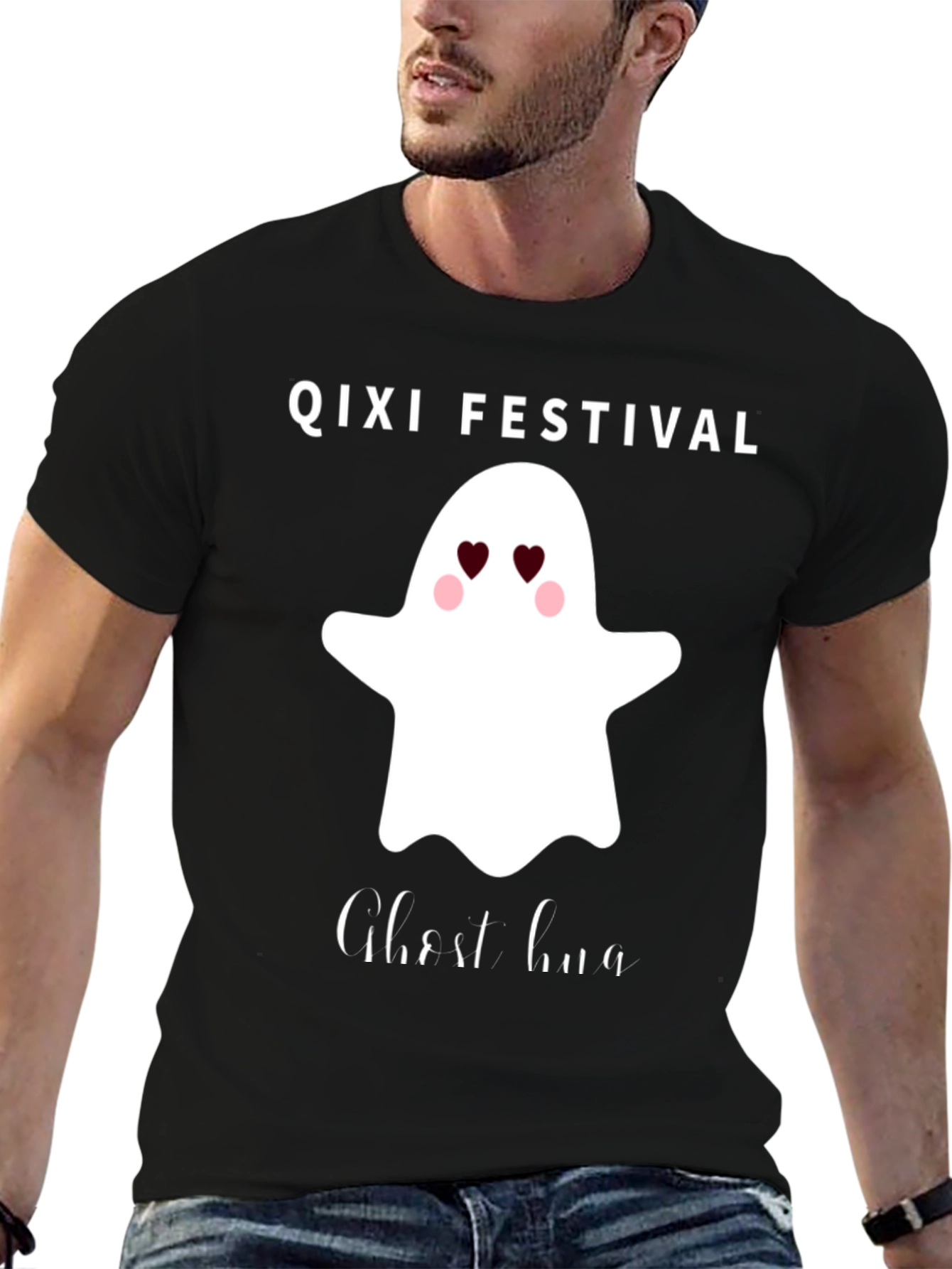 Camiseta Qixi Festival Ghost Hug
