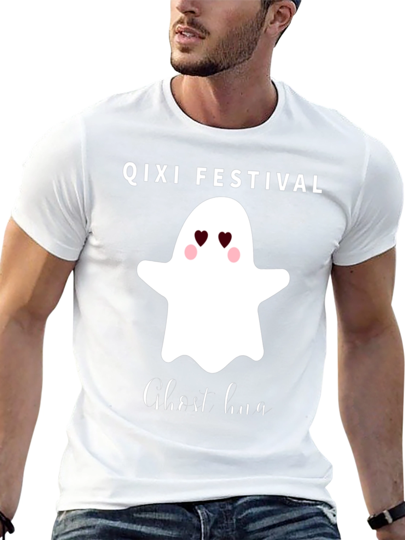 Camiseta Qixi Festival Ghost Hug