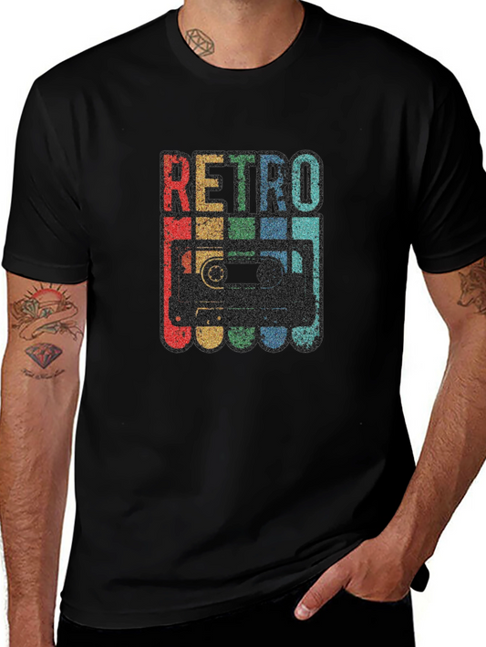 Camiseta Retro Vintage Cassette Música