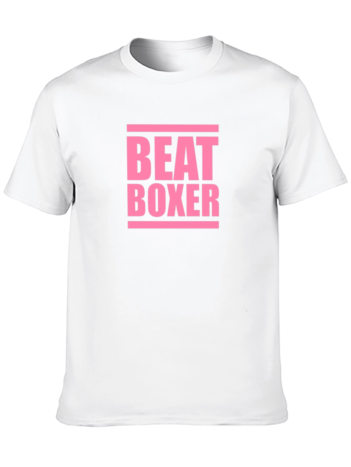 Camiseta Negra Beat Boxer para Hombre