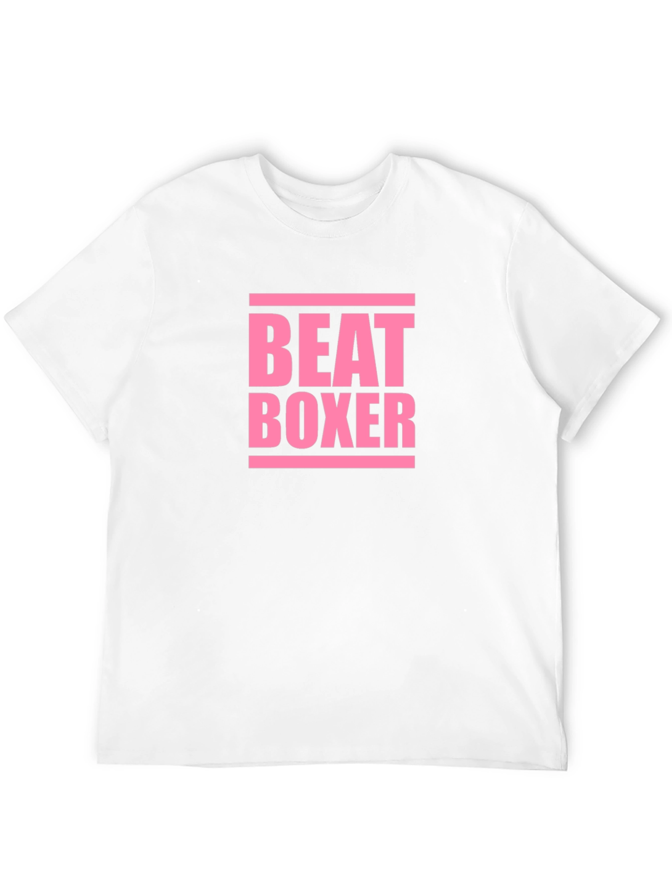 Camiseta Negra Beat Boxer para Hombre