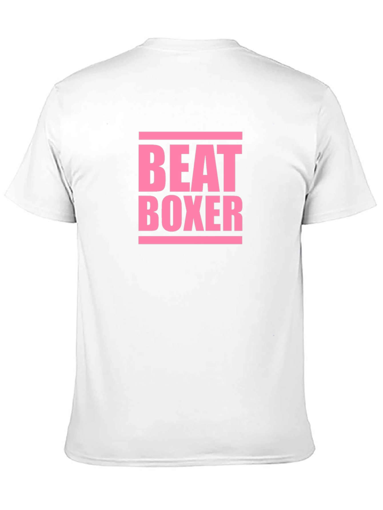 Camiseta Negra Beat Boxer para Hombre
