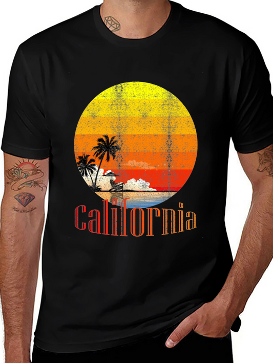 Camiseta California Sunset Vintage