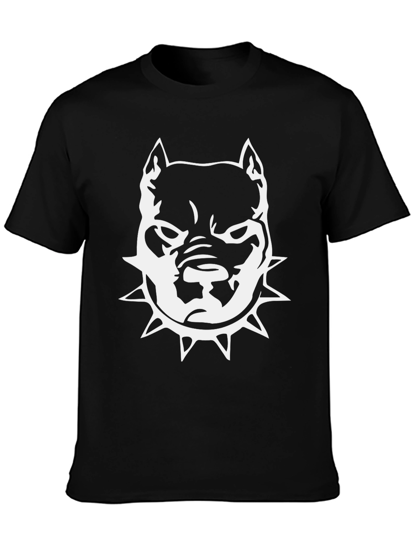 Bold Pitbull Graphic Tee - Black