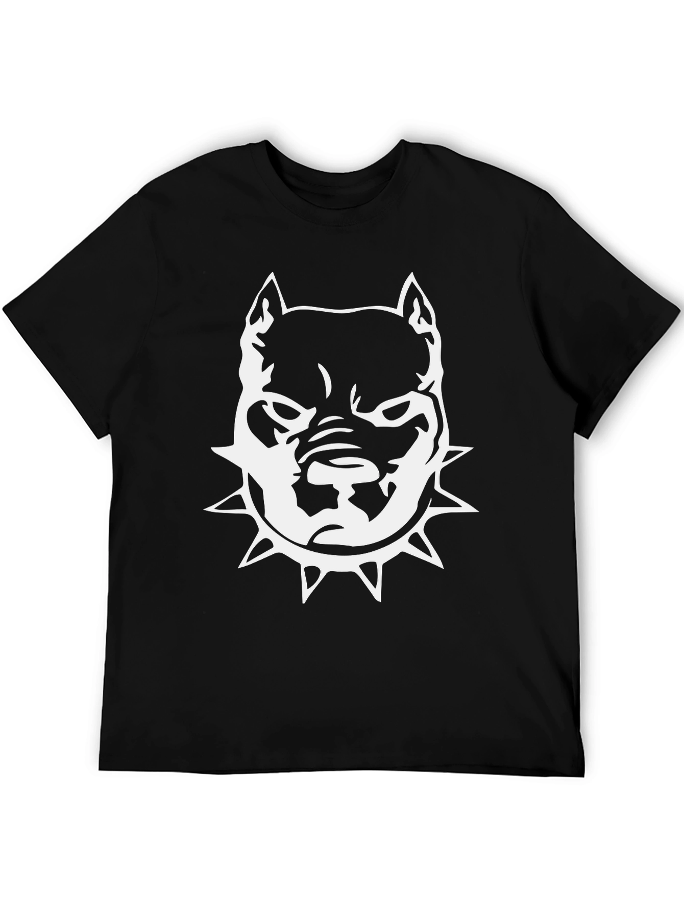 Bold Pitbull Graphic Tee - Black