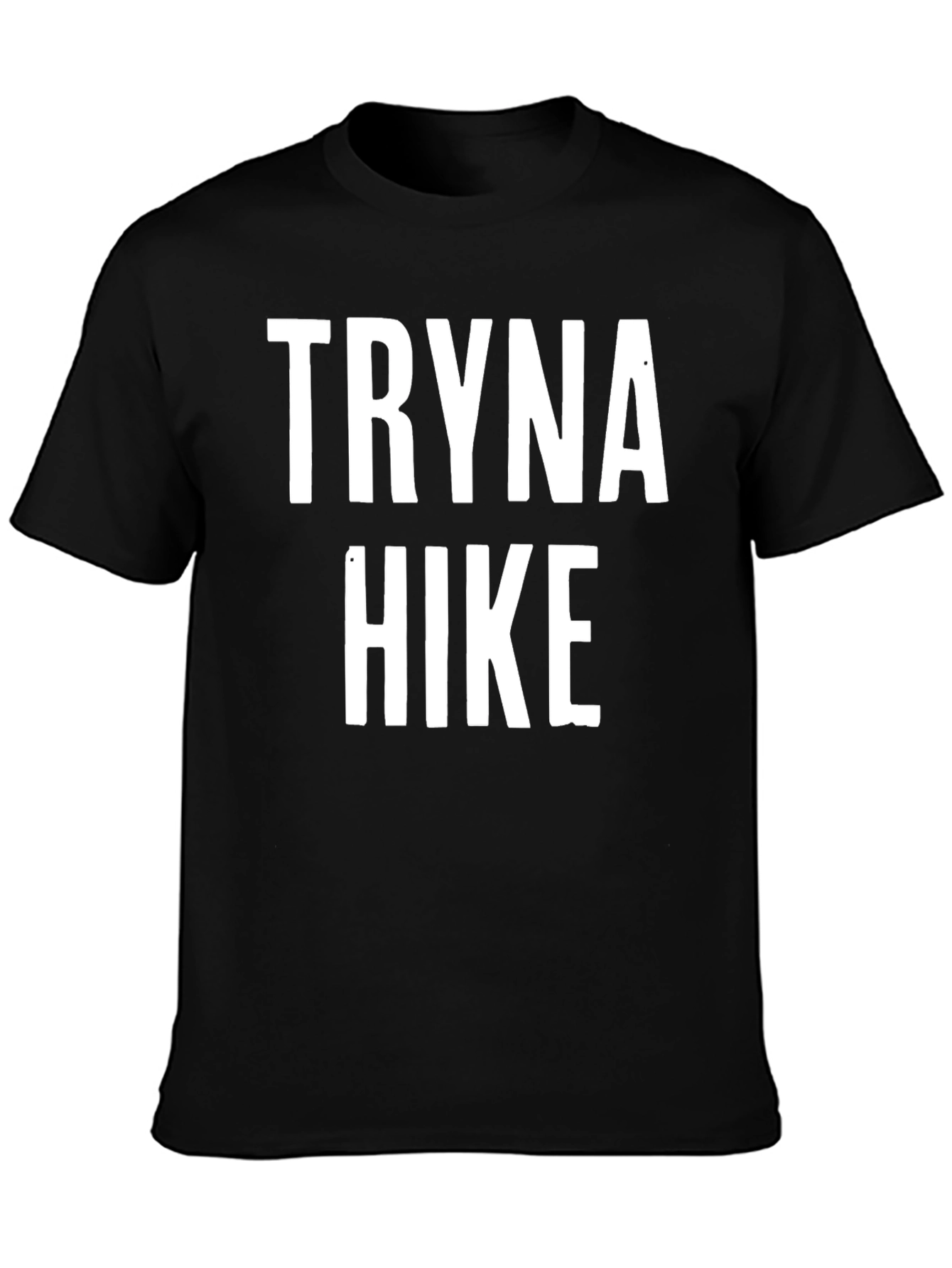 Tryna Hike Graphic Tee - Black