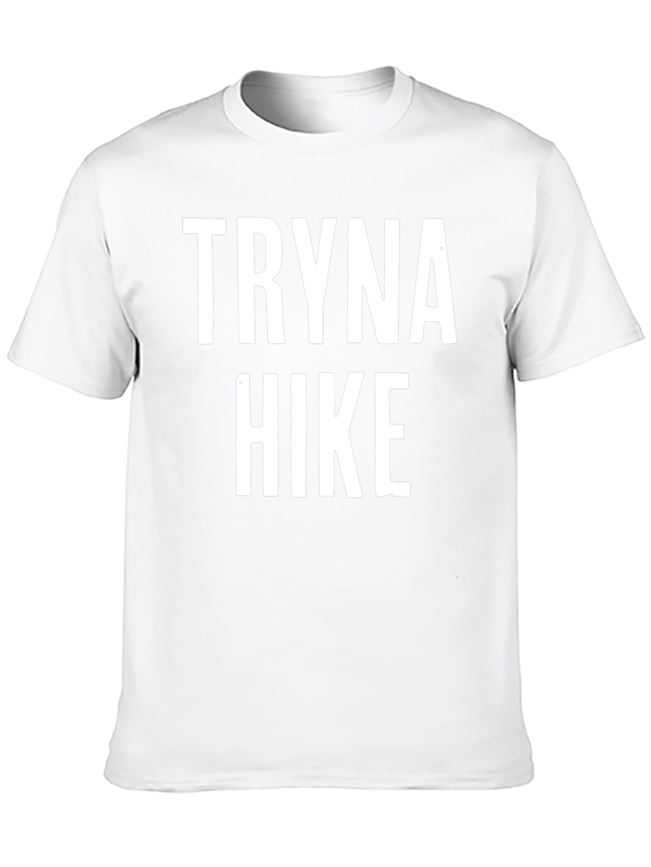 Tryna Hike Graphic Tee - Black