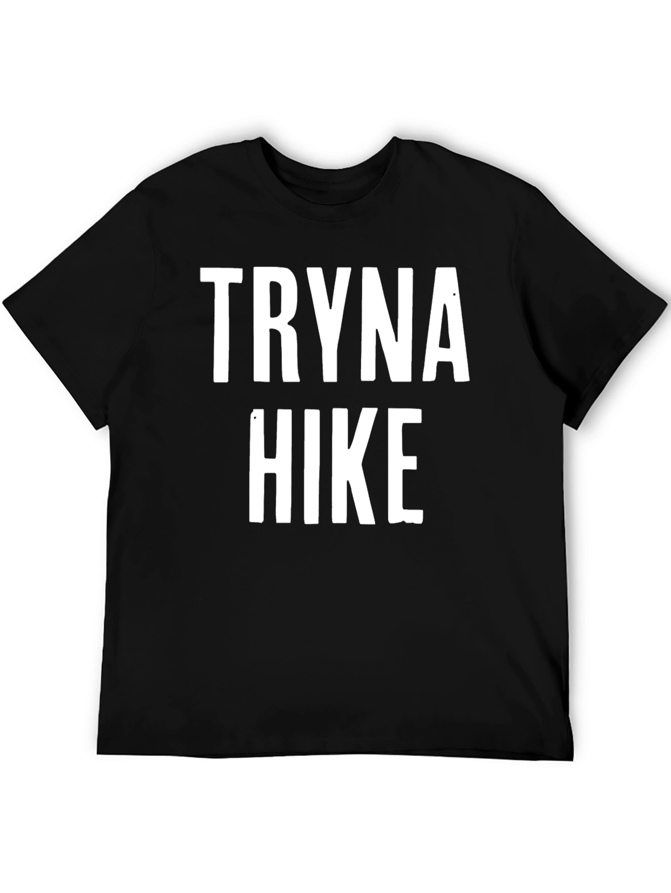 Tryna Hike Graphic Tee - Black