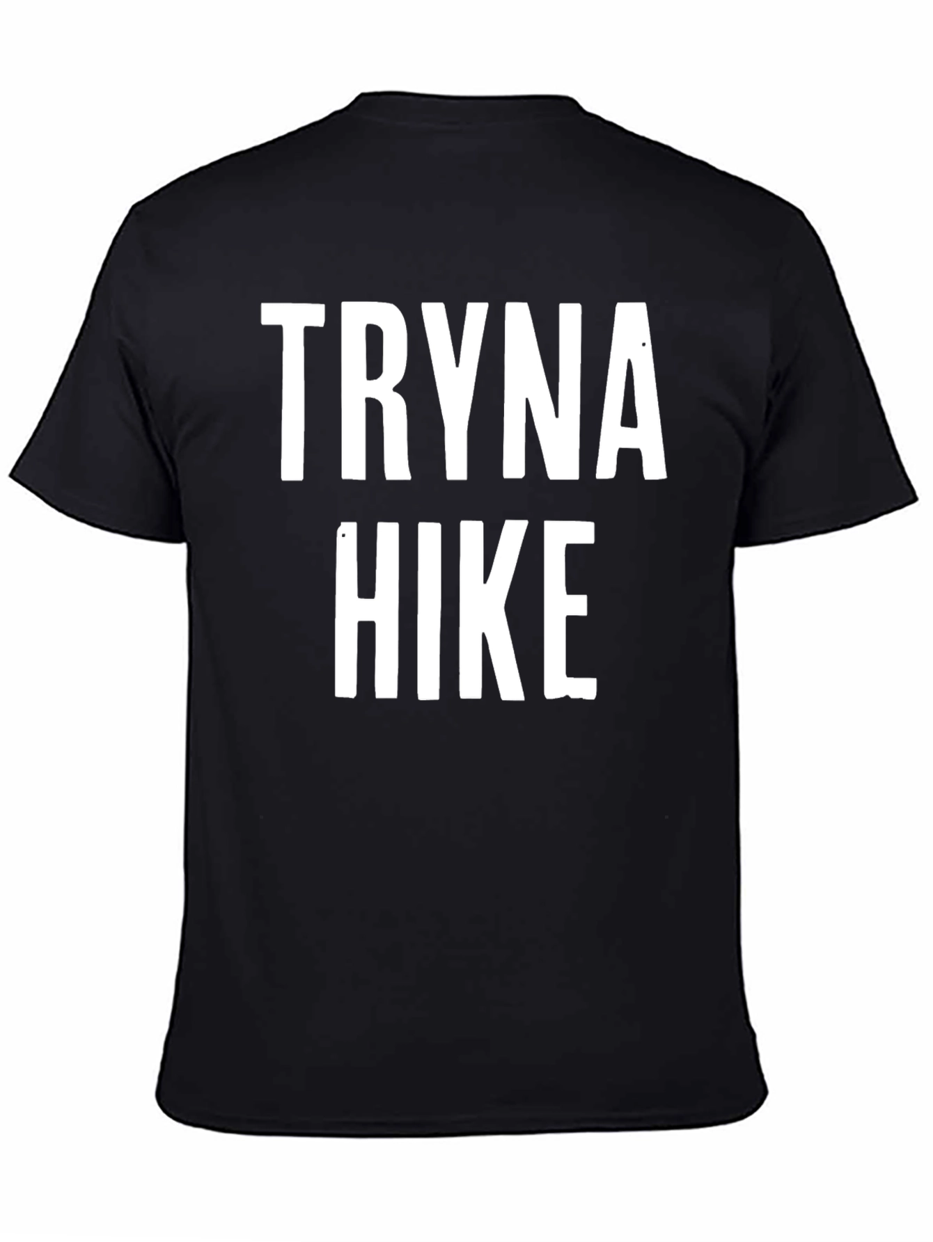 Tryna Hike Graphic Tee - Black