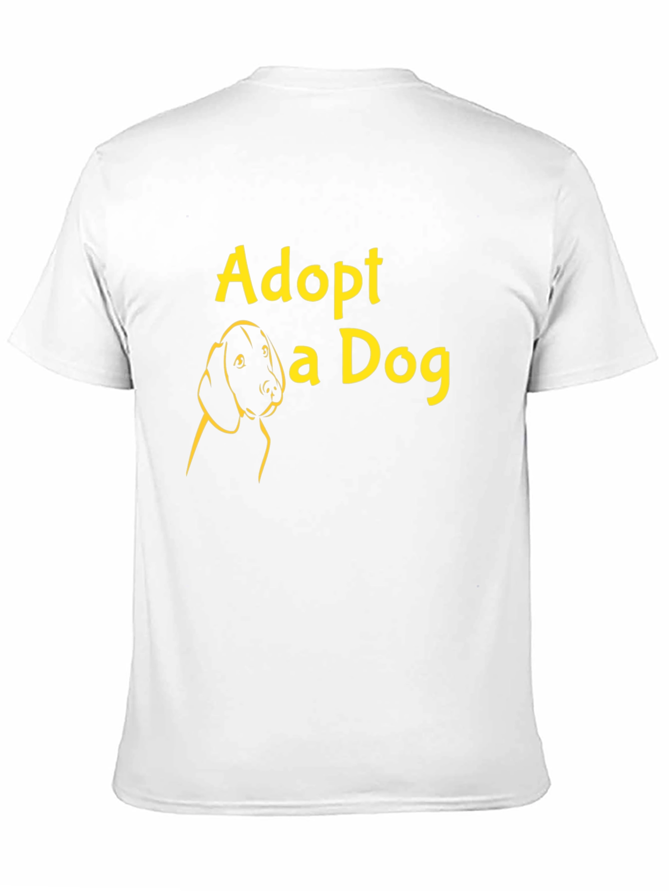 Camiseta Negra Adopta un Perro