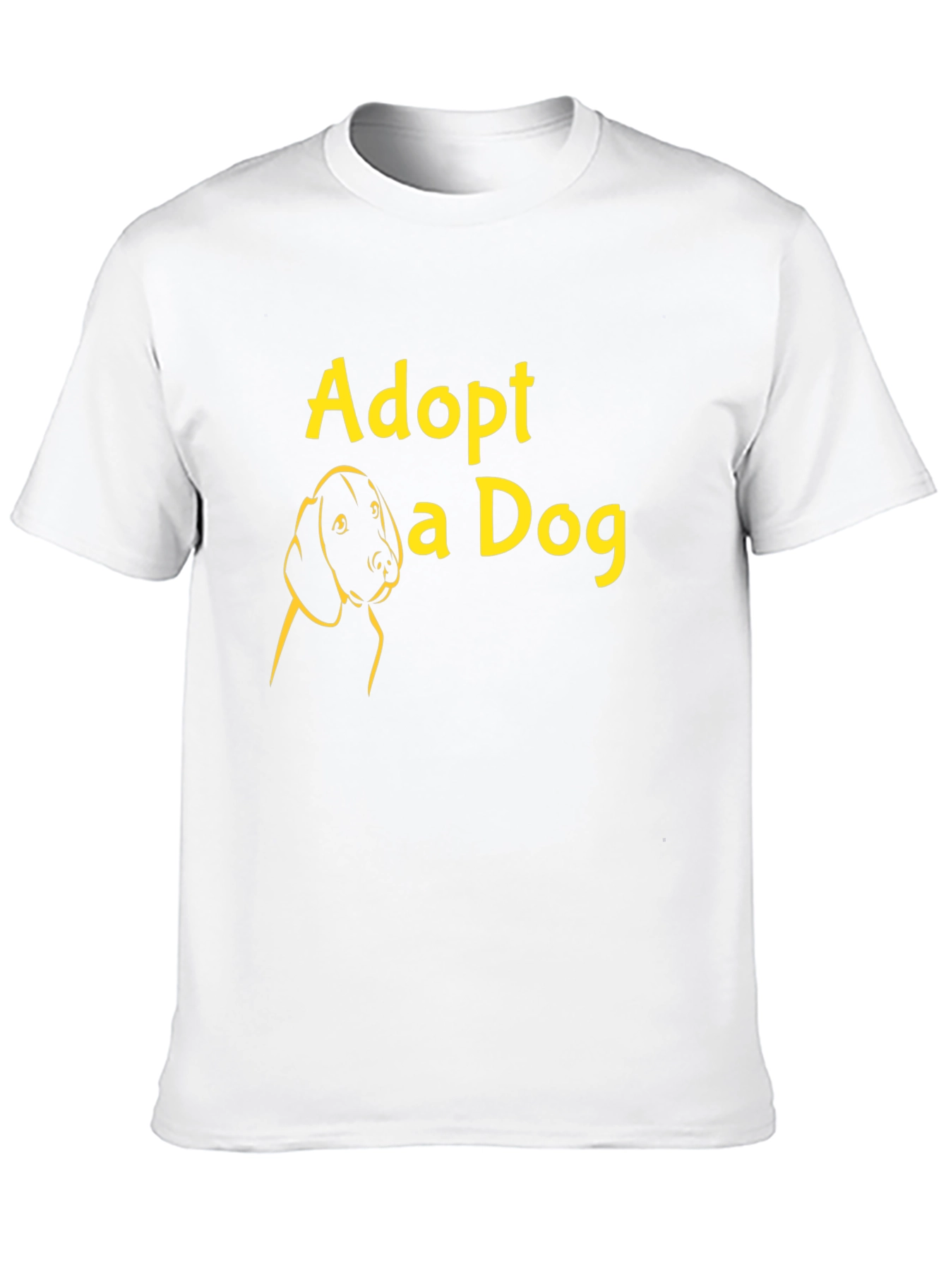 Camiseta Negra Adopta un Perro