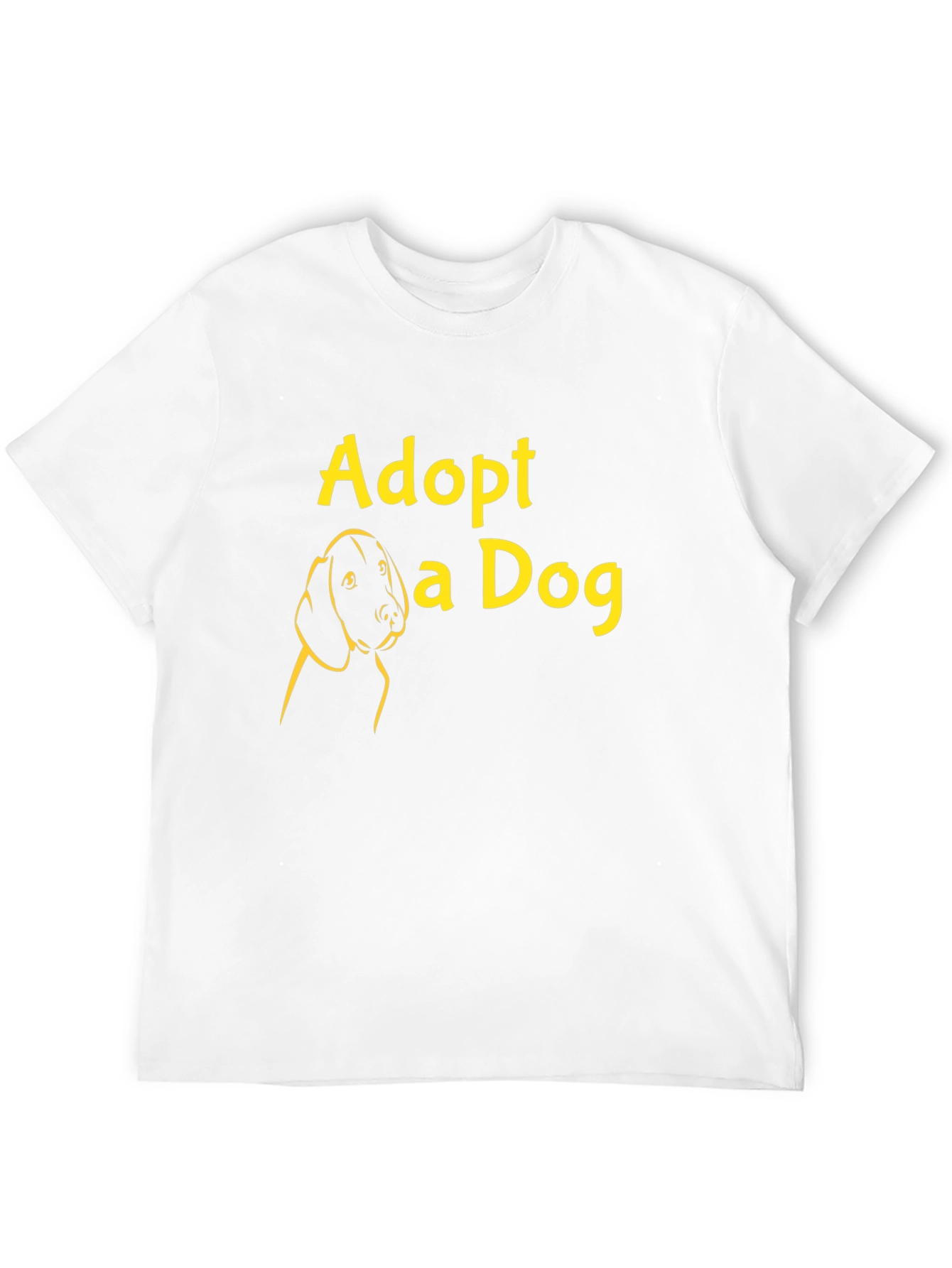 Camiseta Negra Adopta un Perro
