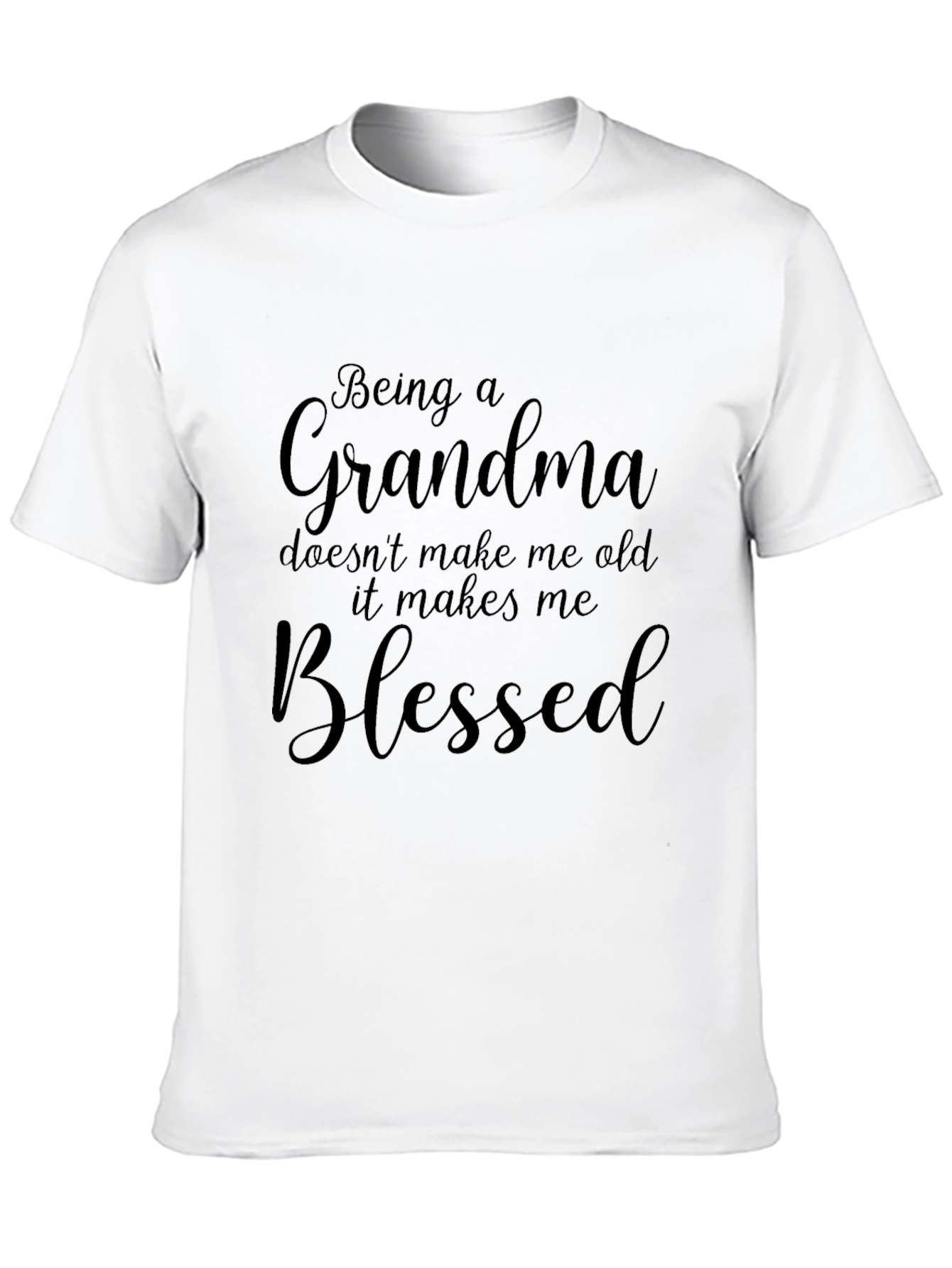Camiseta Negra: Abuela Bendecida