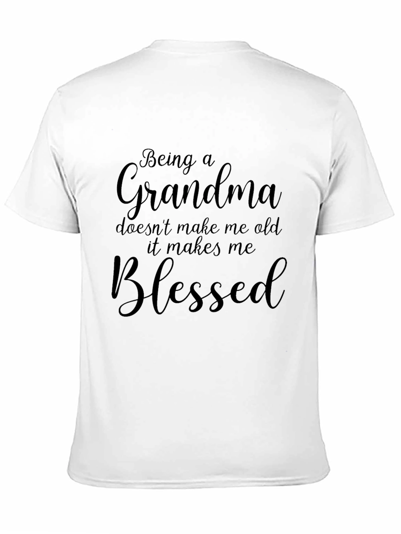 Camiseta Negra: Abuela Bendecida