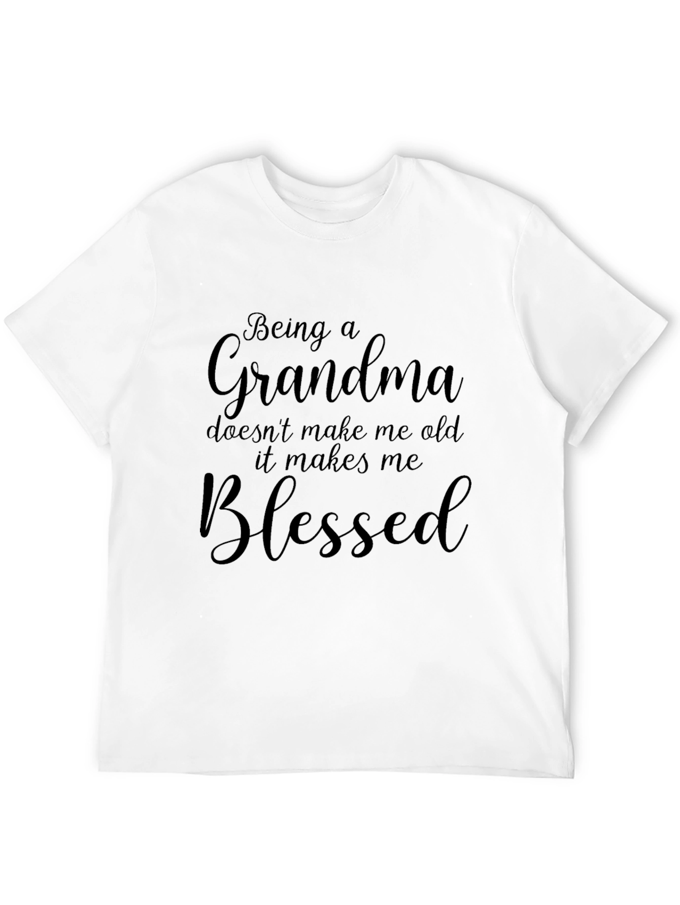 Camiseta Negra: Abuela Bendecida
