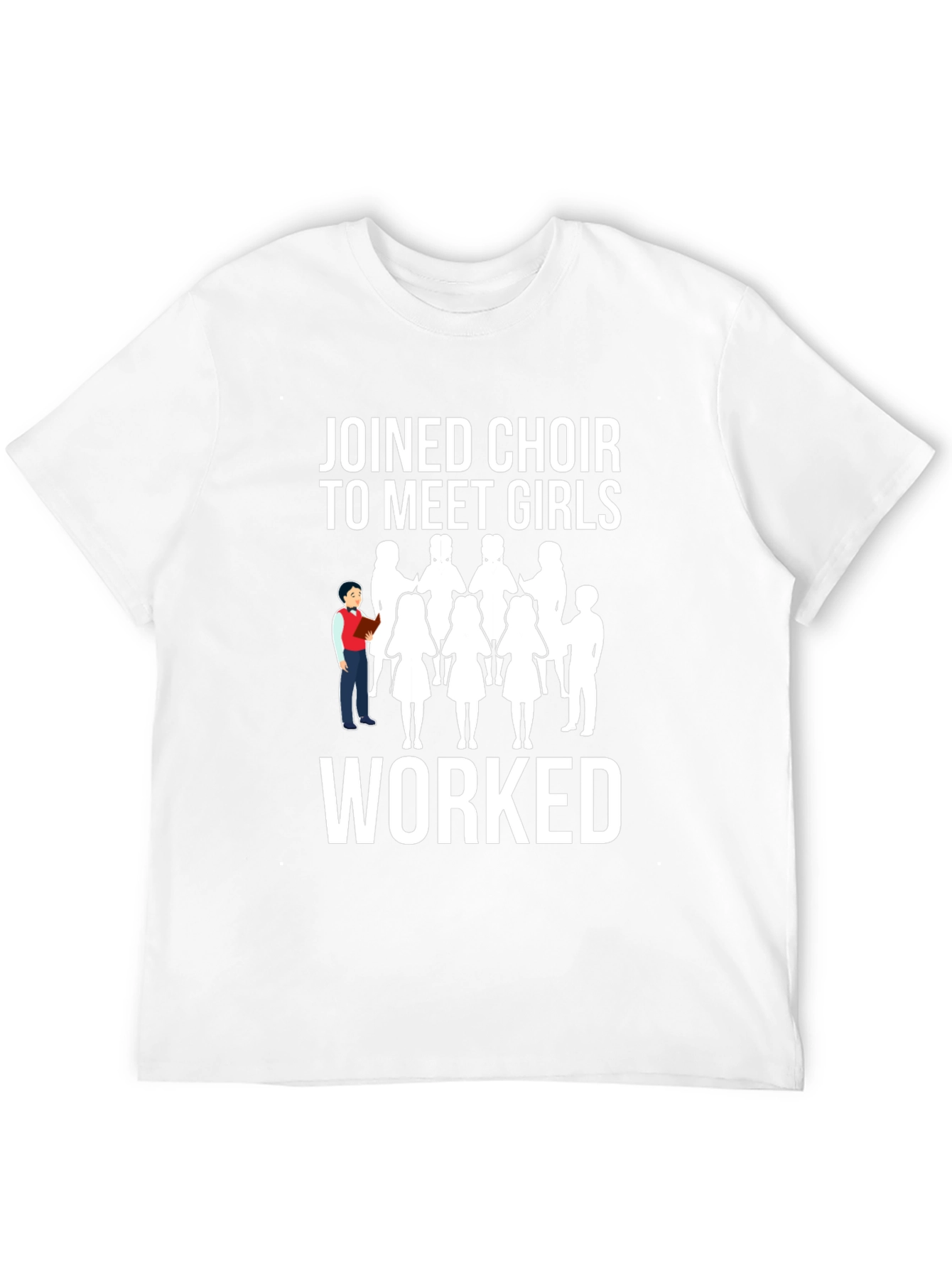 Camiseta Negra: Coro para Conocer Chicas