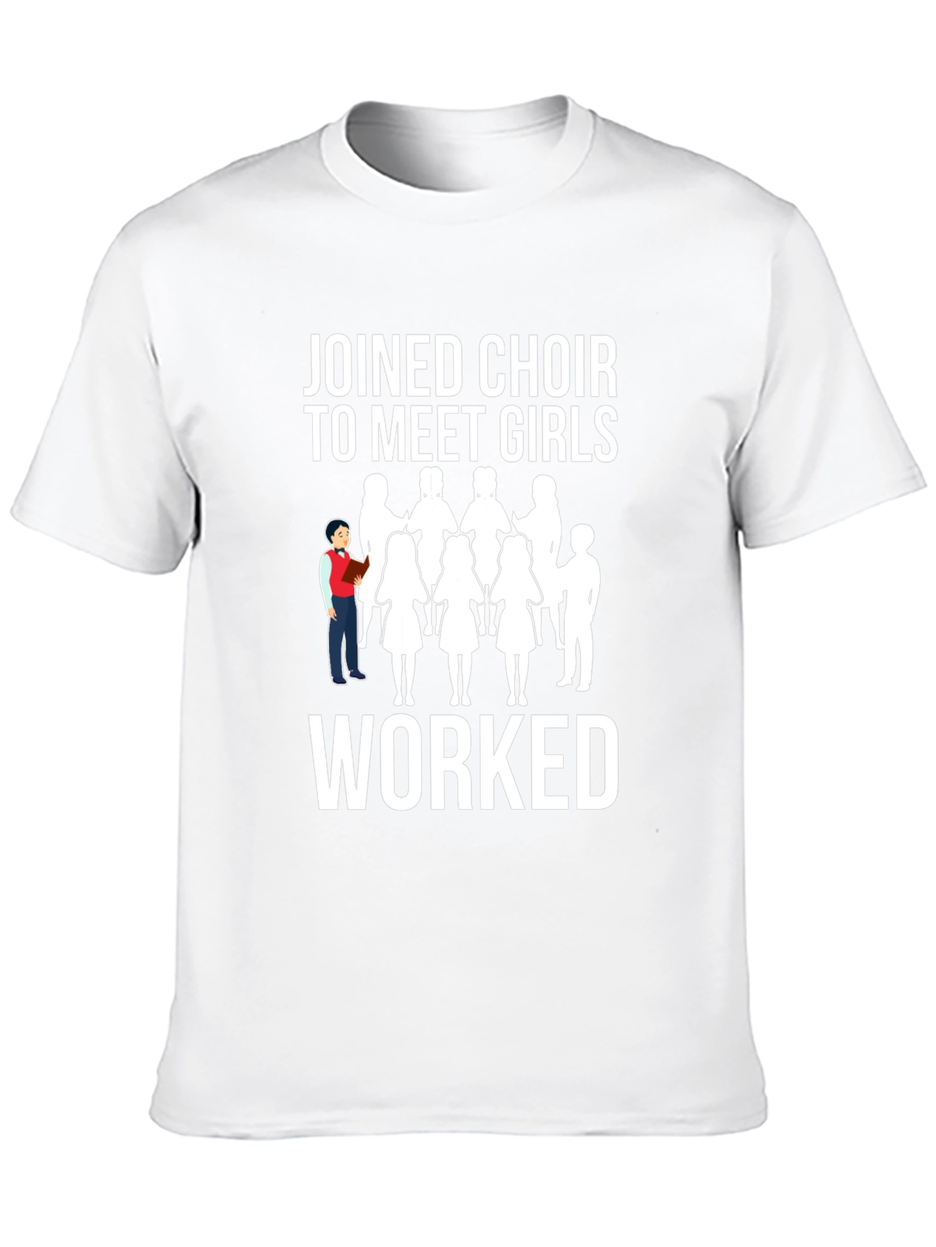 Camiseta Negra: Coro para Conocer Chicas